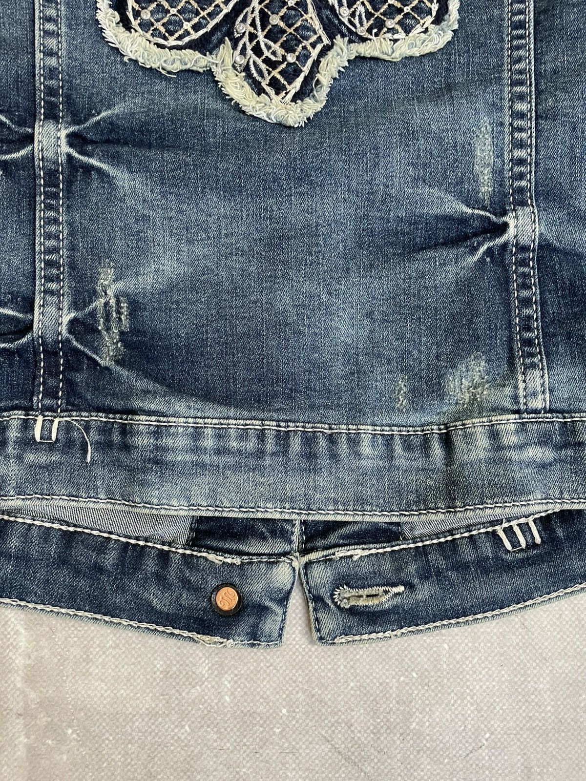 Tornado Mart Miss me Denim Jacket Blue affliction style trucker jacket Size US M / EU 48-50 / 2 - 11 Thumbnail