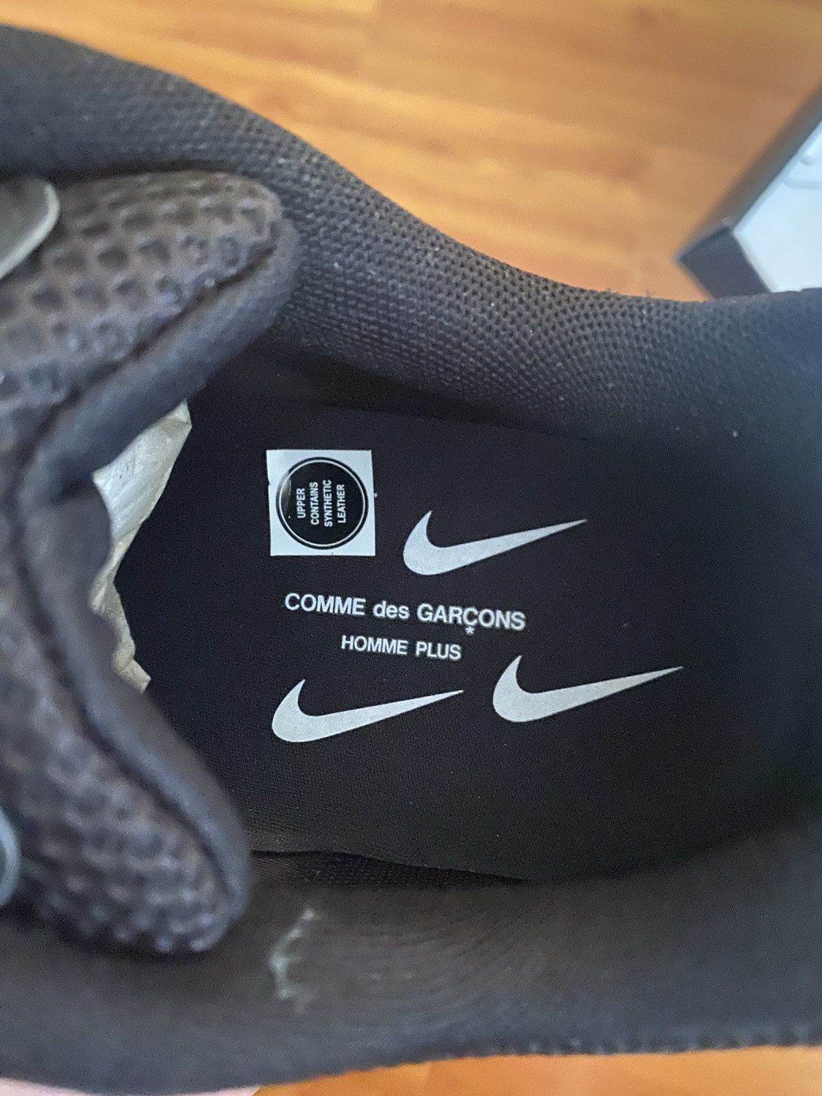 Comme des Garcons × Nike CDG Nike Air Pegasus Black Size US 11 / EU 44 - 6 Thumbnail