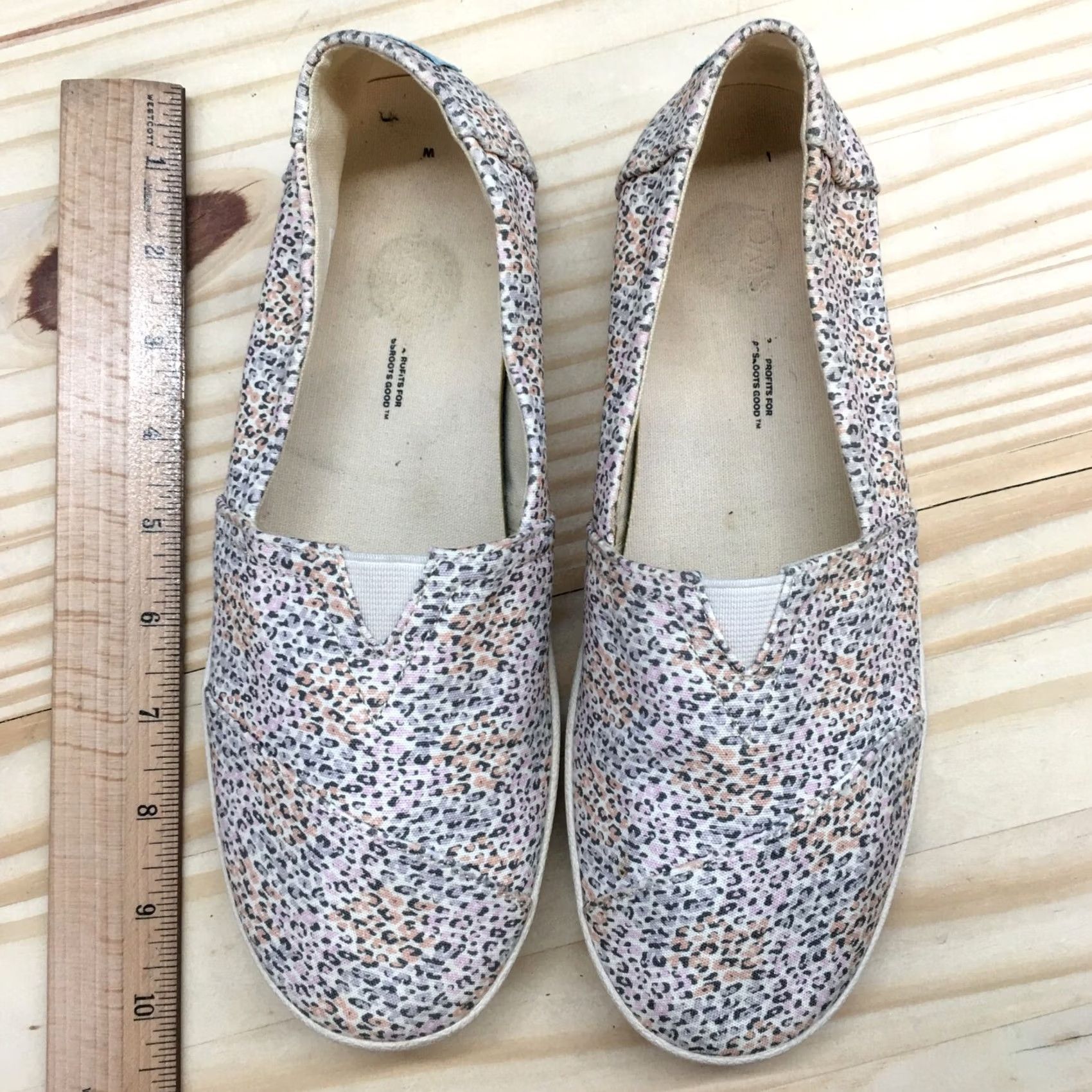 Toms TOMS Shoes Womens 7 Avalon Slip On Multicolor Comfort Casual Low Top Flat 10017945 Size M / US 6-8 / IT 42-44 - 5 Thumbnail