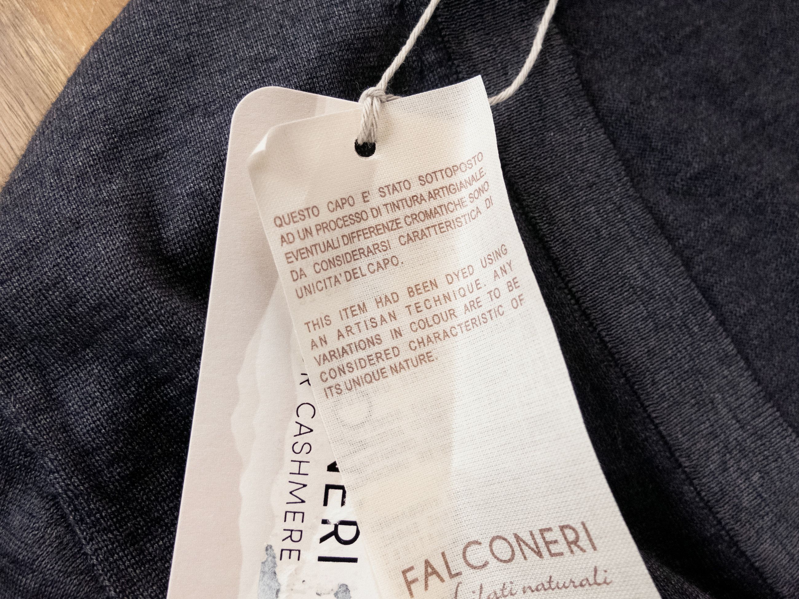 Other FALCONERI gray lightweight cashmere cardigan Large q Size US L / EU 52-54 / 3 - 4 Thumbnail