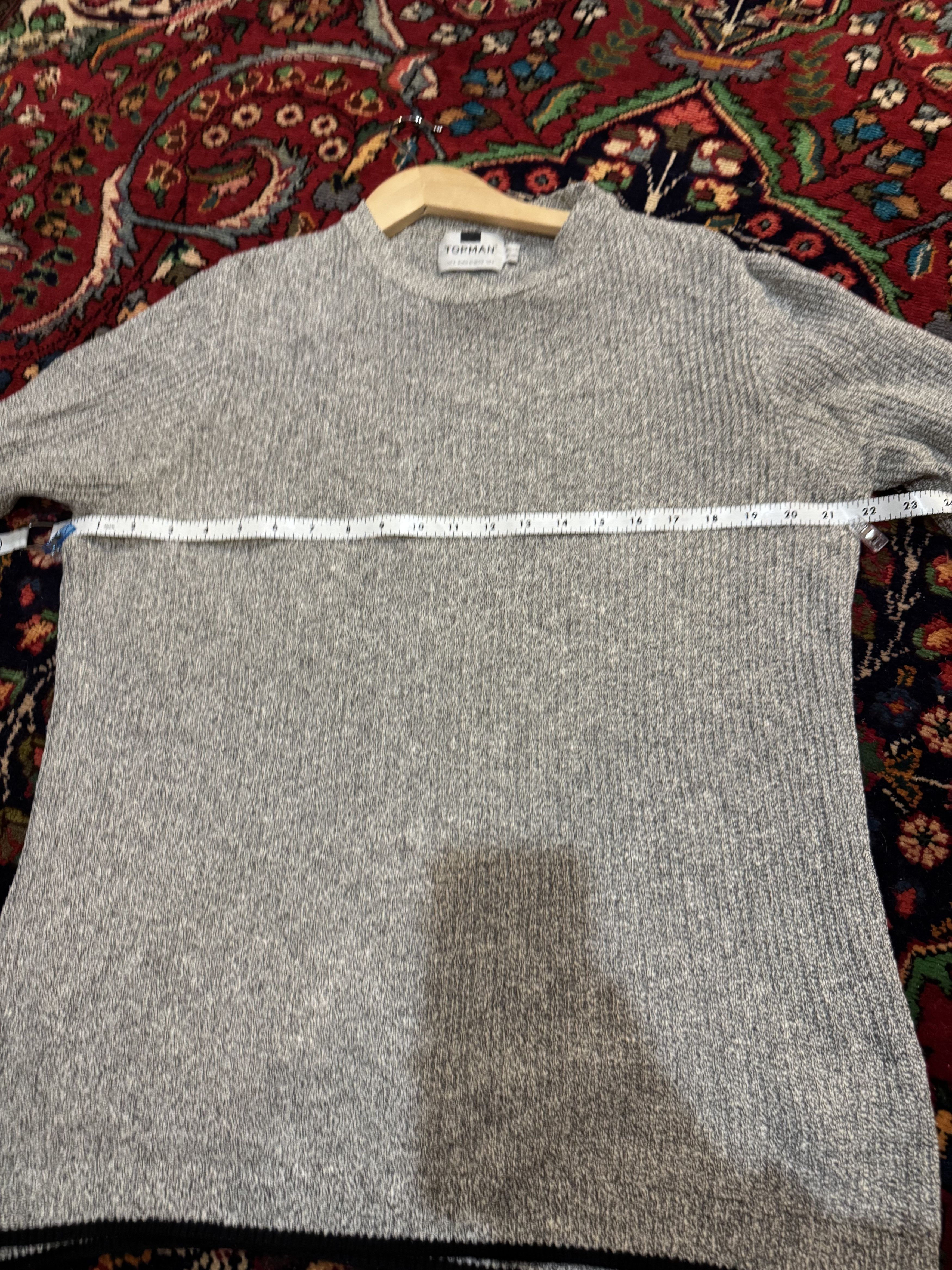 Topman Topman Gray Sweater Size US S / EU 44-46 / 1 - 3 Thumbnail