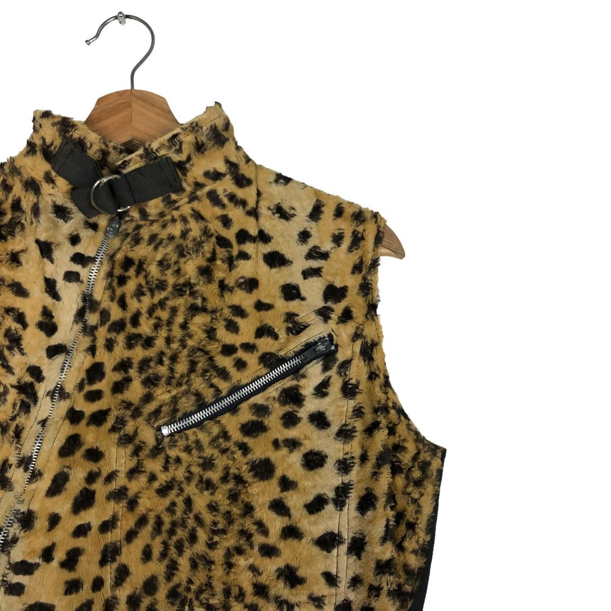 Vintage 🔥 Mink Fur Vest Tiger Skin Design Made in England Punk Wear Size US M / EU 48-50 / 2 - 6 Thumbnail