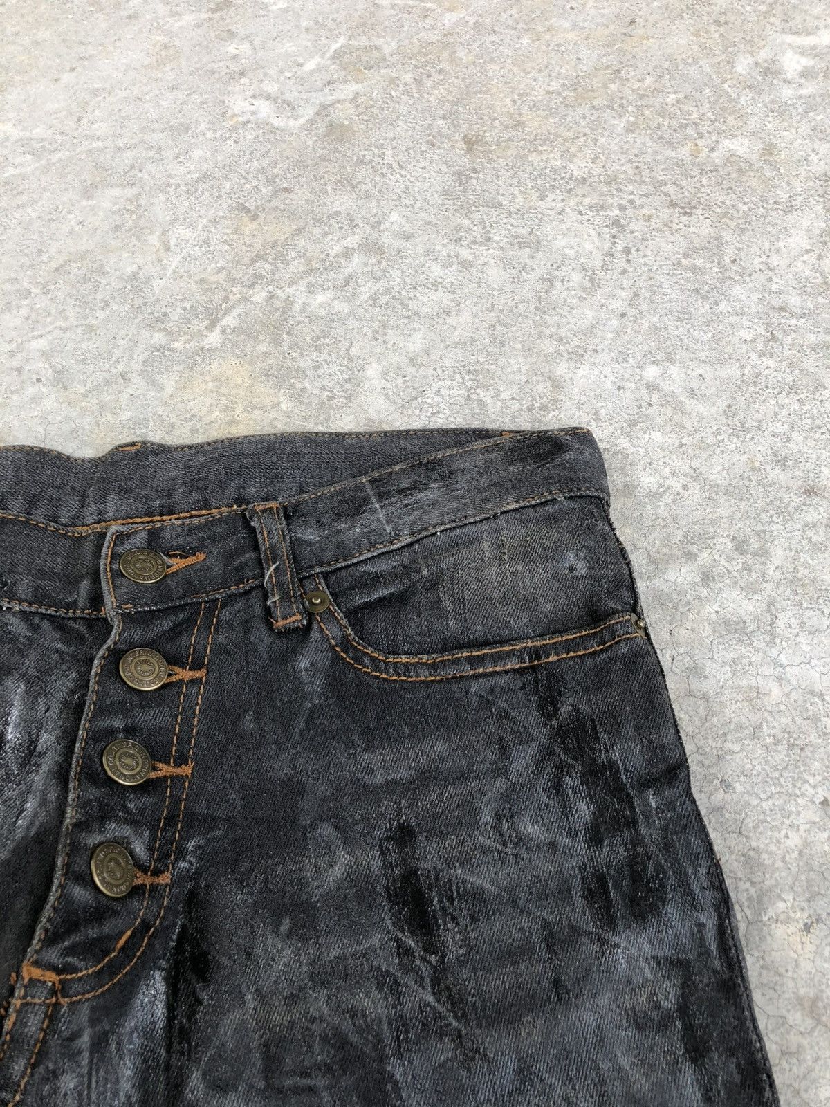 Tornado Mart Tornado Mart Flared Jeans Wax Jeans Size US 30 / EU 46 - 15 Thumbnail