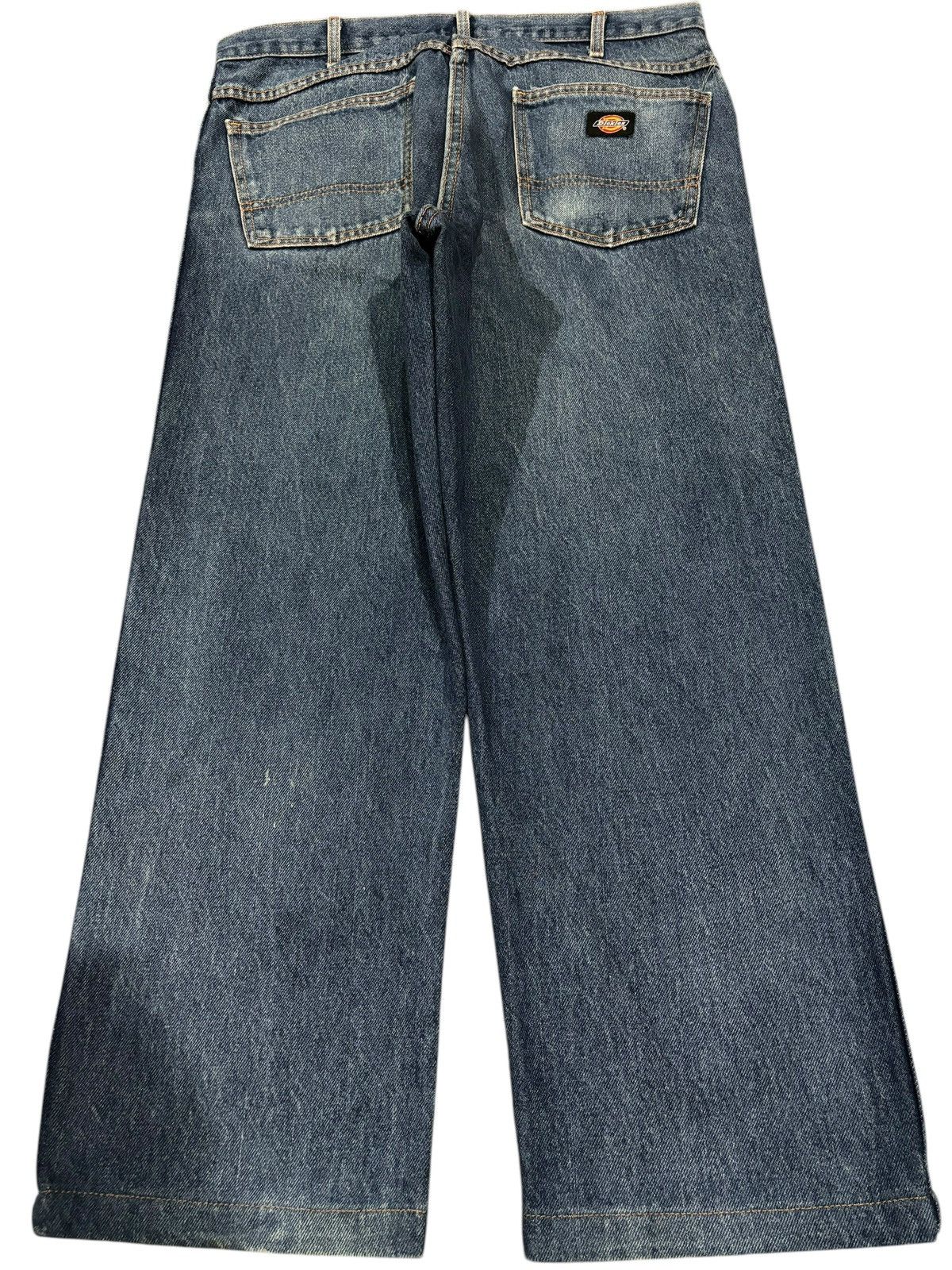 Dickies Y2k Vtg Dickies Work Baggy Wide Leg Faded Workwear Jeans Size US 36 / EU 52 - 2 Thumbnail
