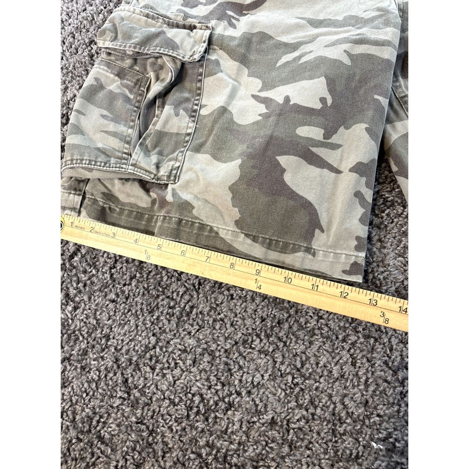 Route 66 VINTAGE Route 66 Cargo Shorts Mens 40 Military Green Camo Paratrooper Rugged Y2K Cargo Size US 40 / EU 56 - 4 Thumbnail