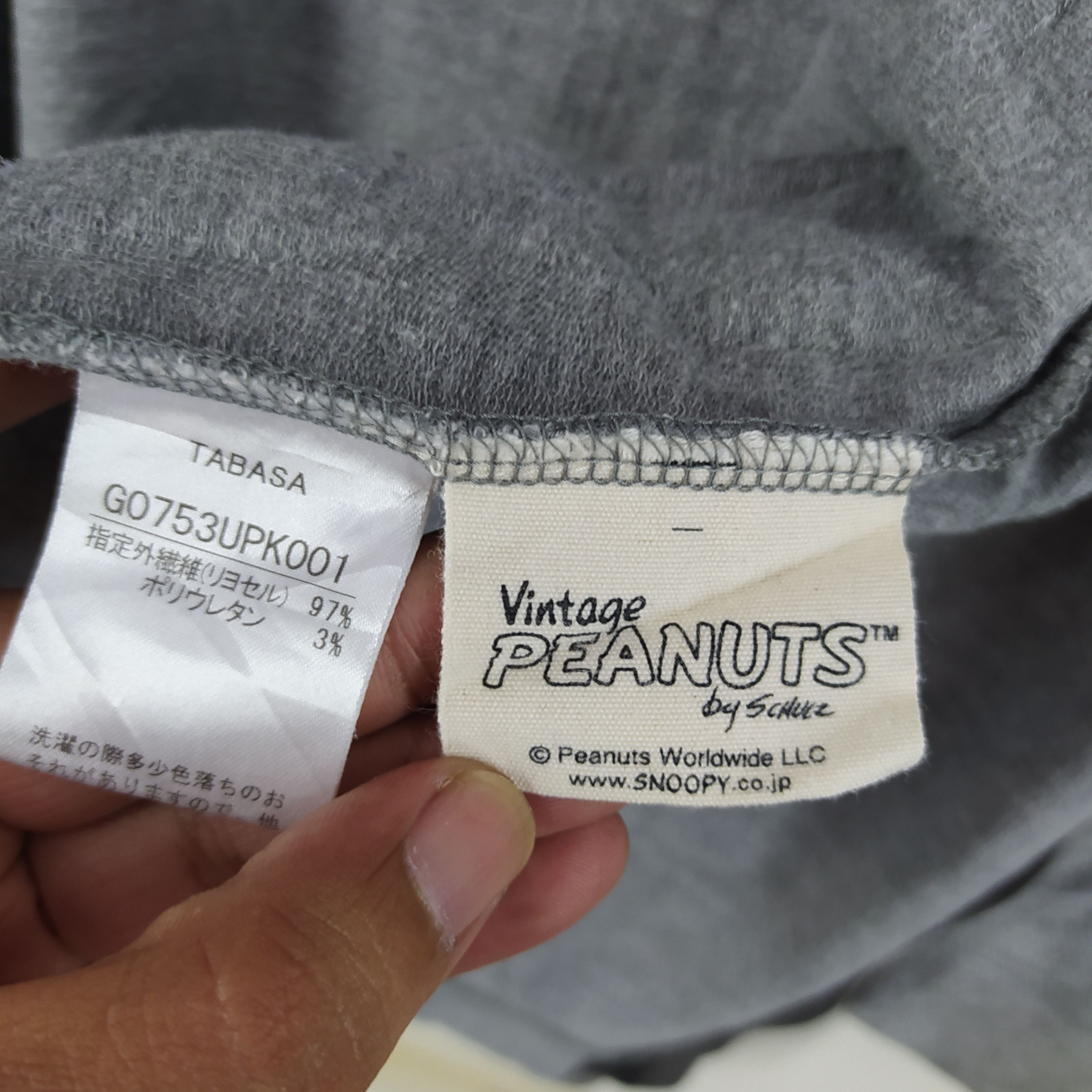 Japanese Brand × Peanuts TABASA X Peanuts Big Snoopy Logo Back Made In Japan Size M / US 6-8 / IT 42-44 - 10 Thumbnail