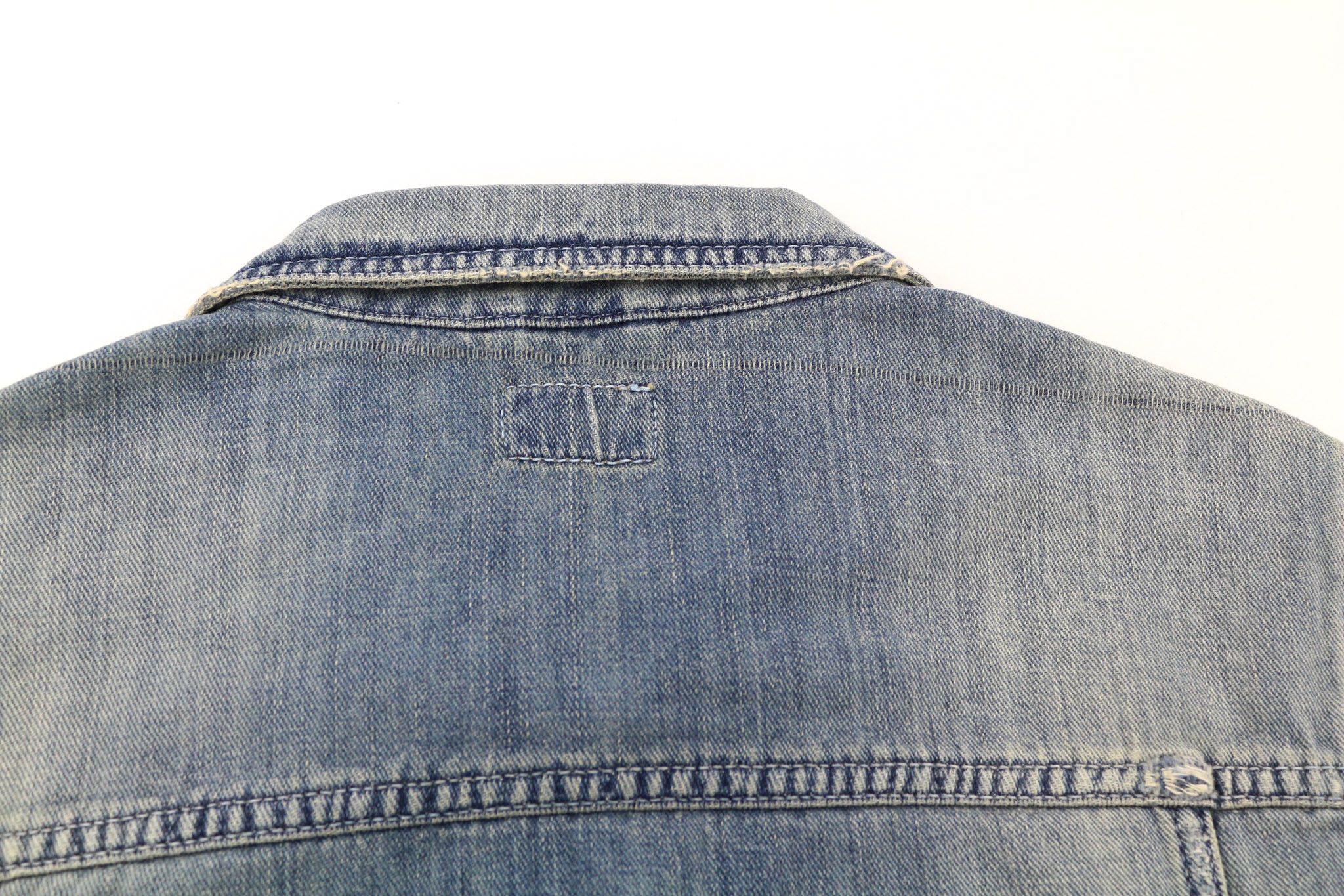 Nudie Jeans BILLY S Denim Light Shades Buttoned Logo Jacket 80752 Size US S / EU 44-46 / 1 - 8 Thumbnail