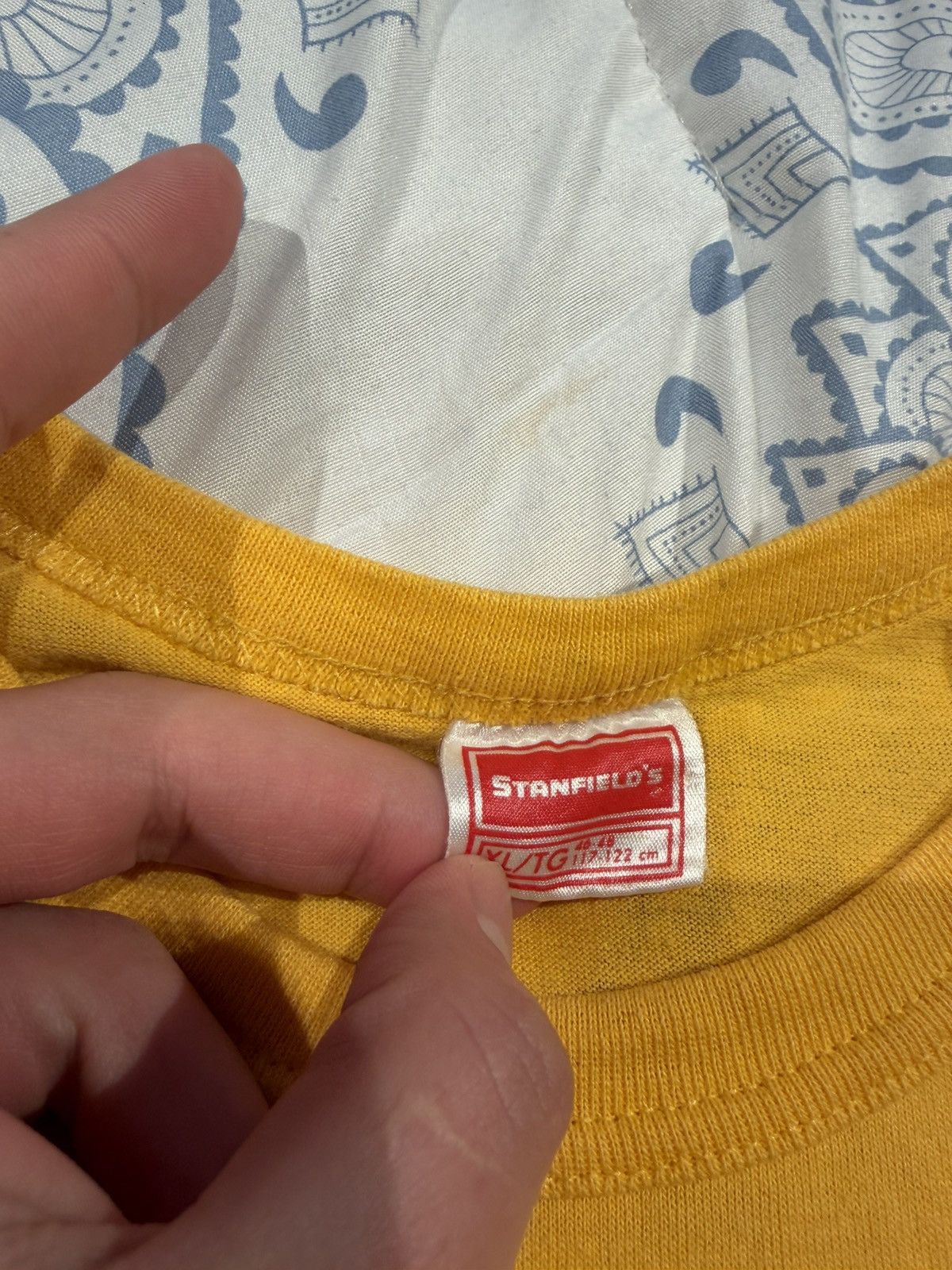 Vintage Vintage Yellow Shirt XL Size US XL / EU 56 / 4 - 2 Thumbnail