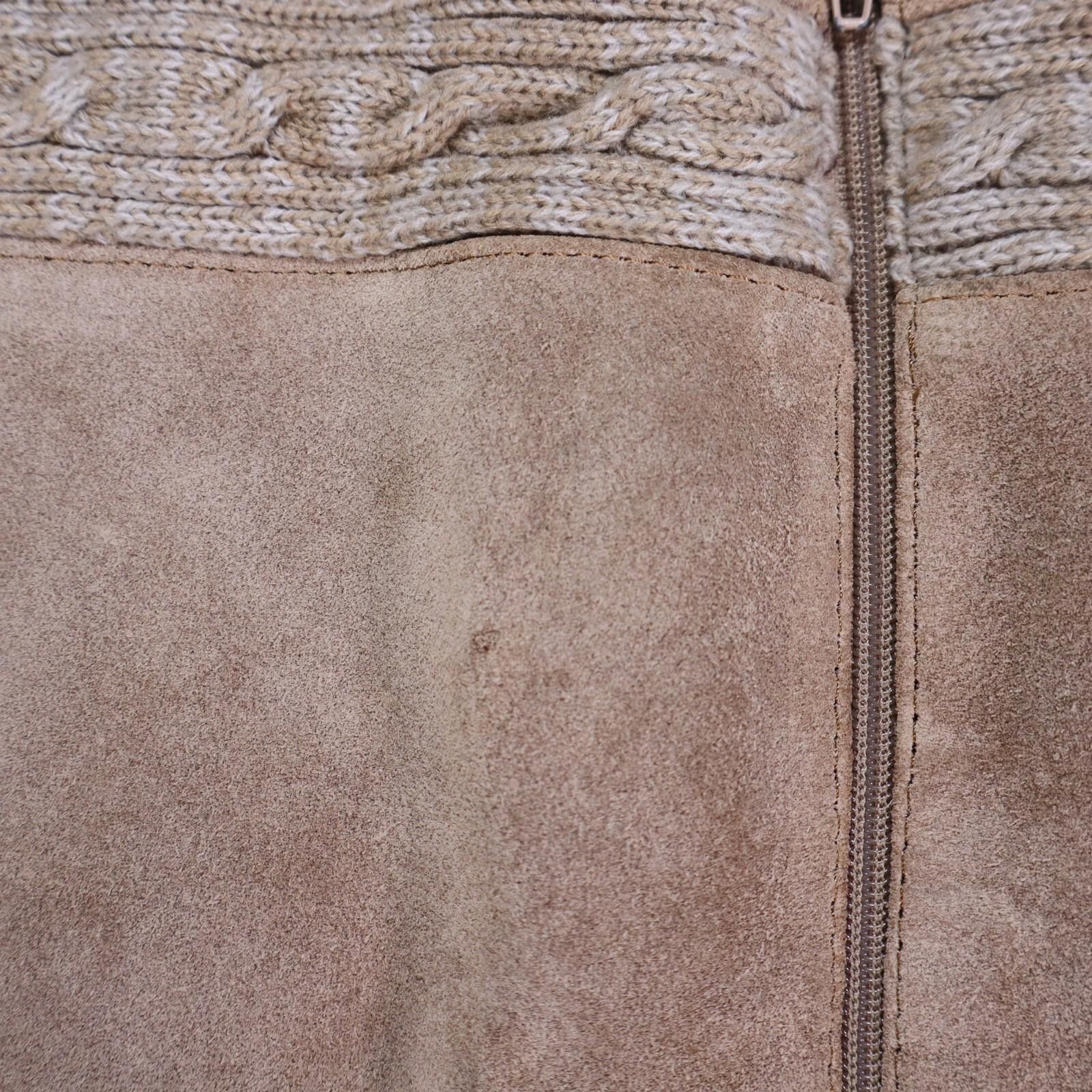 Other Alan Stuart Jacket split leather suede zip beige men xl vtg Size US XL / EU 56 / 4 - 4 Thumbnail
