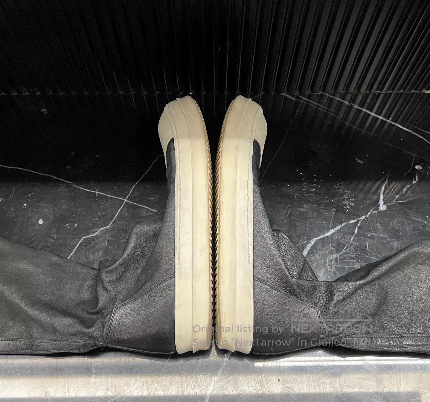Rick Owens rick owens high top lambskin boots. Size US 10 / EU 43 - 4 Thumbnail