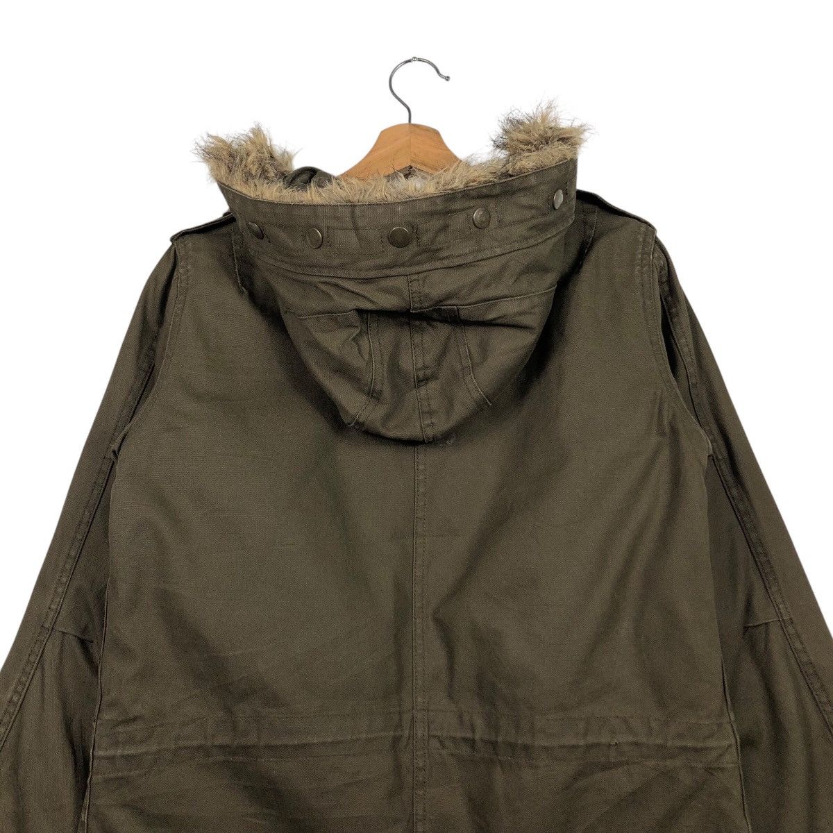 Japanese Brand TETSU Olive Military Oversized Parka / Deep Mods Shape Size US M / EU 48-50 / 2 - 10 Thumbnail