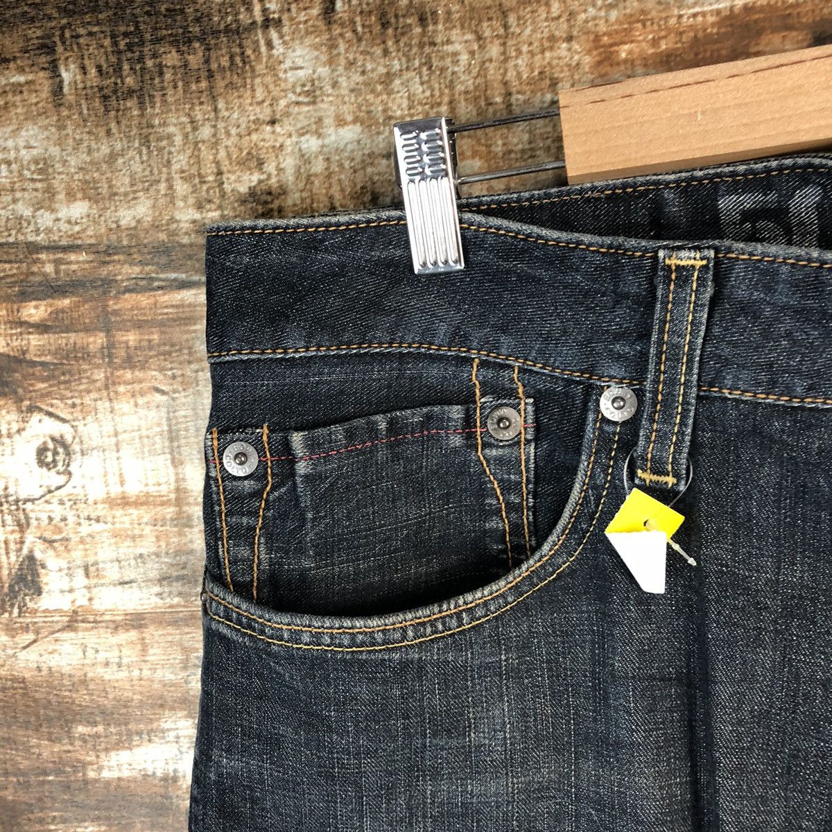 Edwin DL Edwin Blue Trip 503 Black Denim Pants #C187 Size US 36 / EU 52 - 7 Thumbnail
