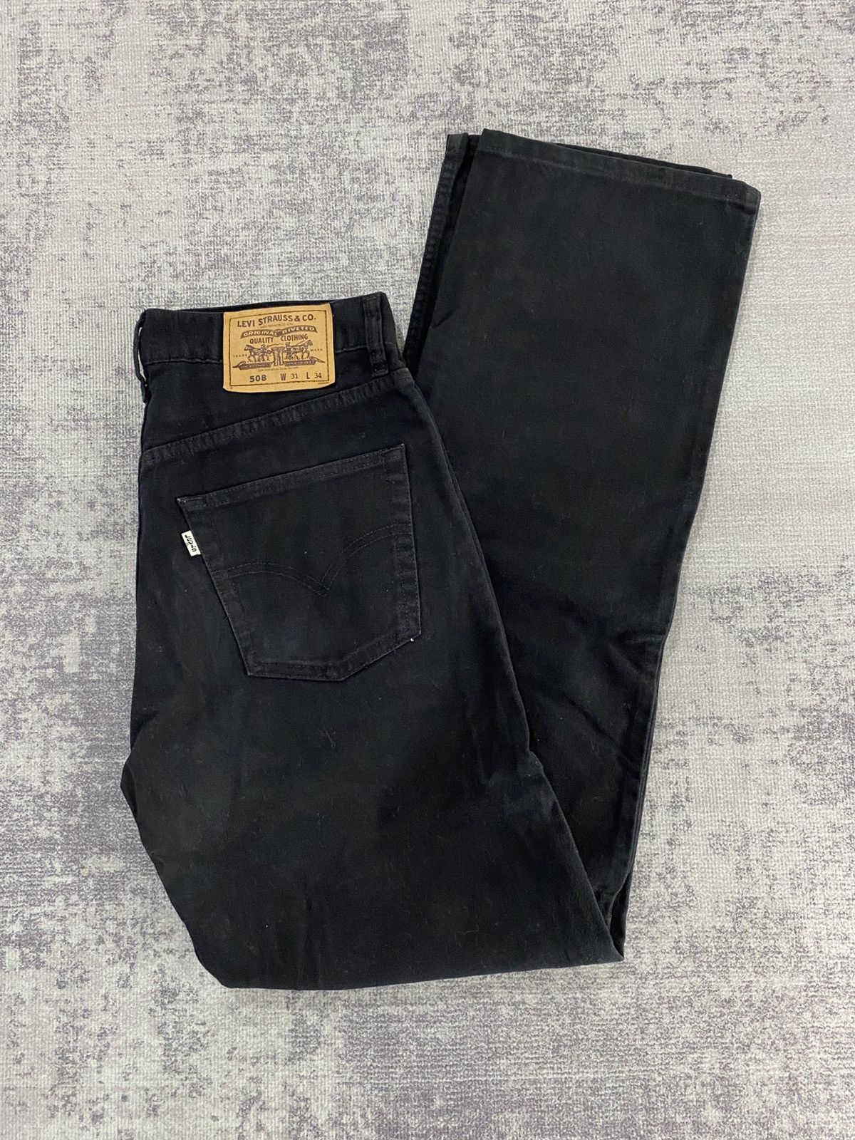 Levi's levis 508 black pants Size US 28 / EU 44 - 2 Thumbnail