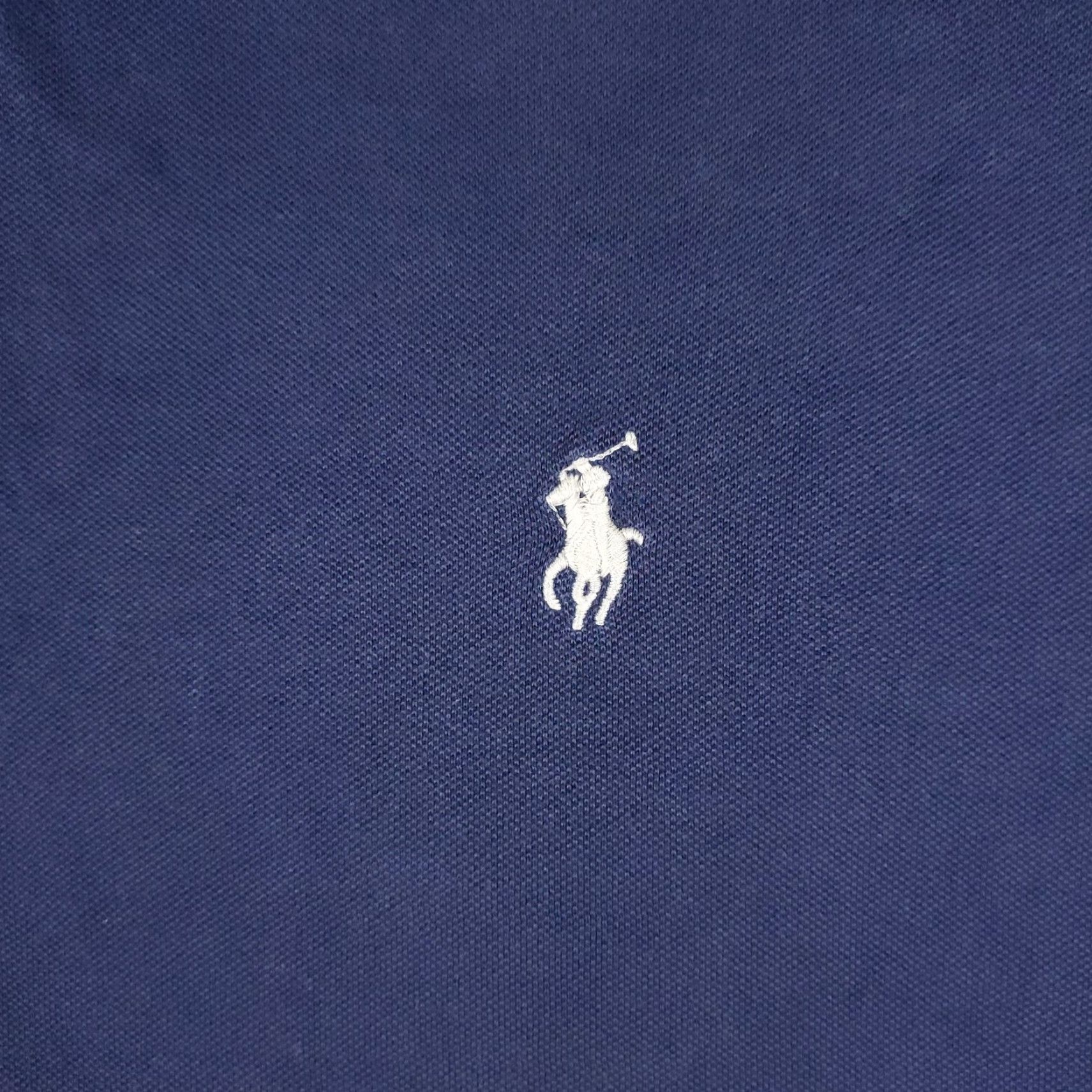 Ralph Lauren VINTAGE Ralph Lauren Polo Shirt Mens XL Blue Cotton Casual Short Sleeve Business & Casual Size US XL / EU 56 / 4 - 3 Thumbnail