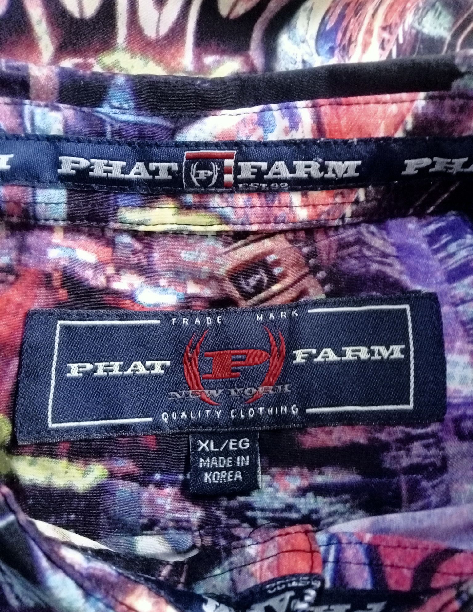 Phat Farm Phatfarm 00's AOP City Graphics Art x y2k x Vintage Size US XXL / EU 58 / 5 - 2 Thumbnail