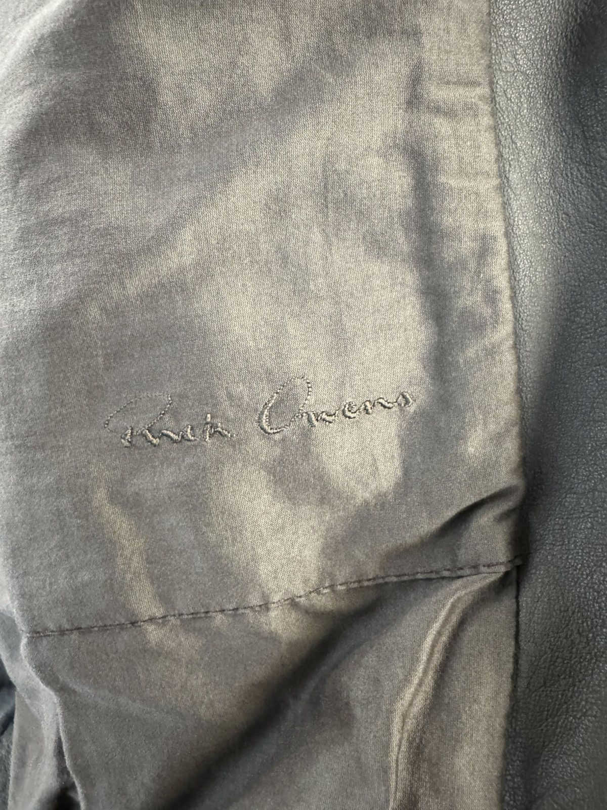 Rick Owens RARE! $5351 STOOGES SIZE AW10 MAINLINE TAUPE LEATHER JACKET Size US L / EU 52-54 / 3 - 11 Thumbnail
