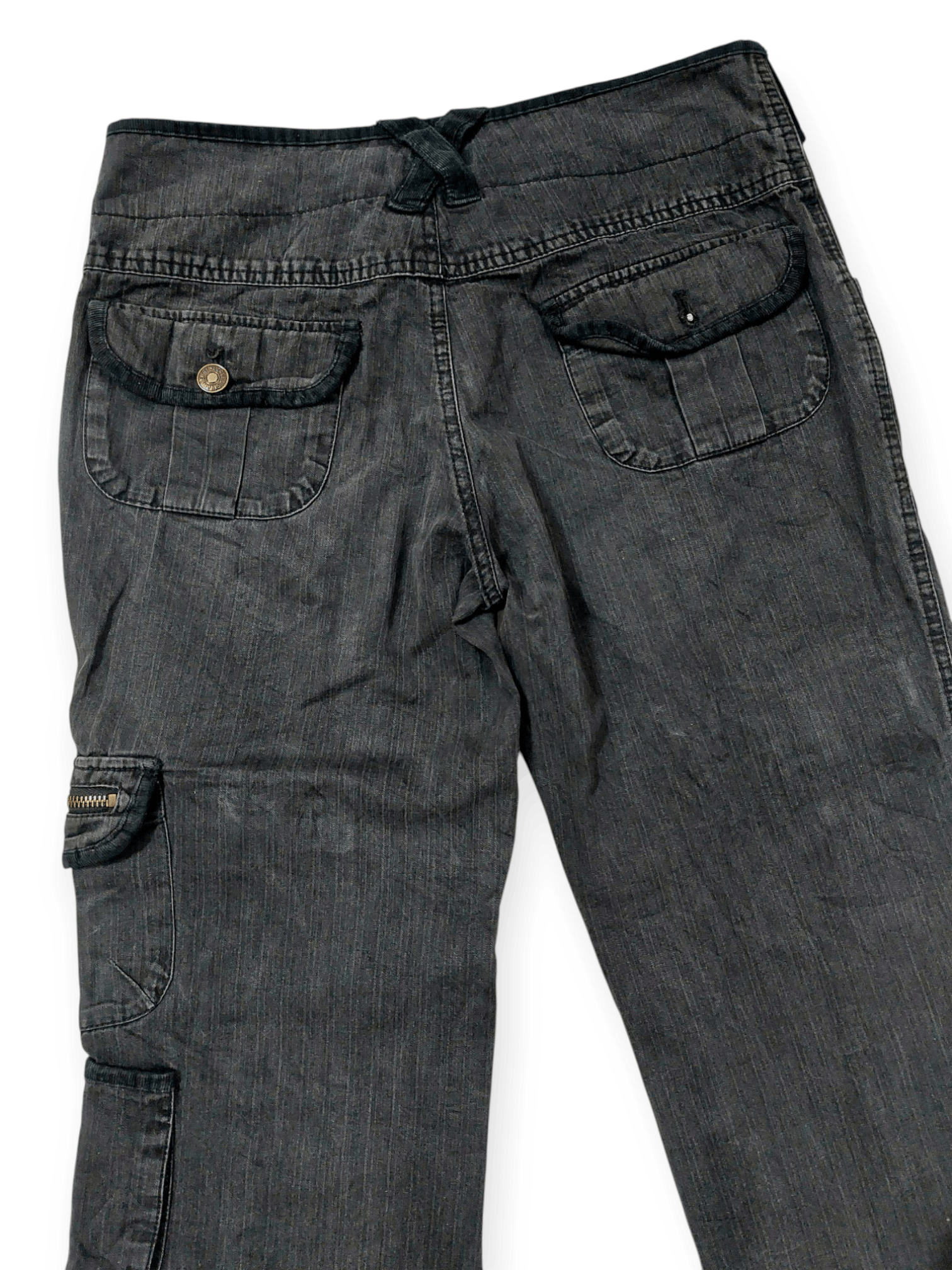 Other Super Flare Pauline Bleu Multipocket Cargo Pants Size US 29 - 8 Thumbnail