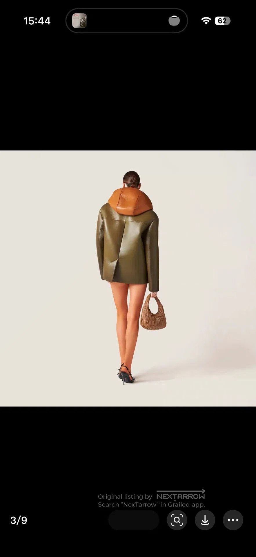 Miu Miu MIU MIU 24SS Leather Blazer. Size M / US 6-8 / IT 42-44 - 9 Thumbnail