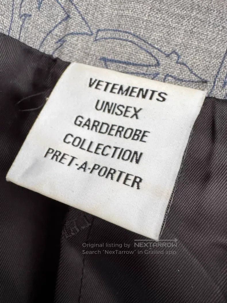 Vetements Vetements Sketch Style Printed Suit Size US S / EU 44-46 / 1 - 4 Thumbnail