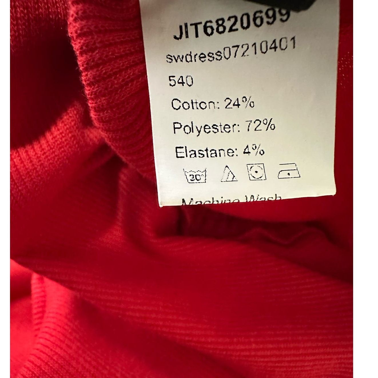 Shein Shein red one shoulder ruched midi dress size 4 Size S / US 4 / IT 40 - 4 Thumbnail