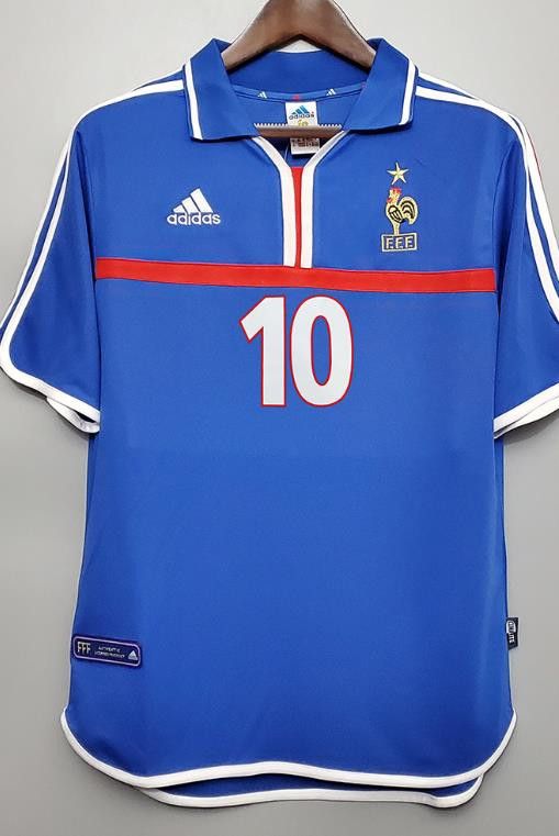2000 France #10 Zidane Jersey XXL Home