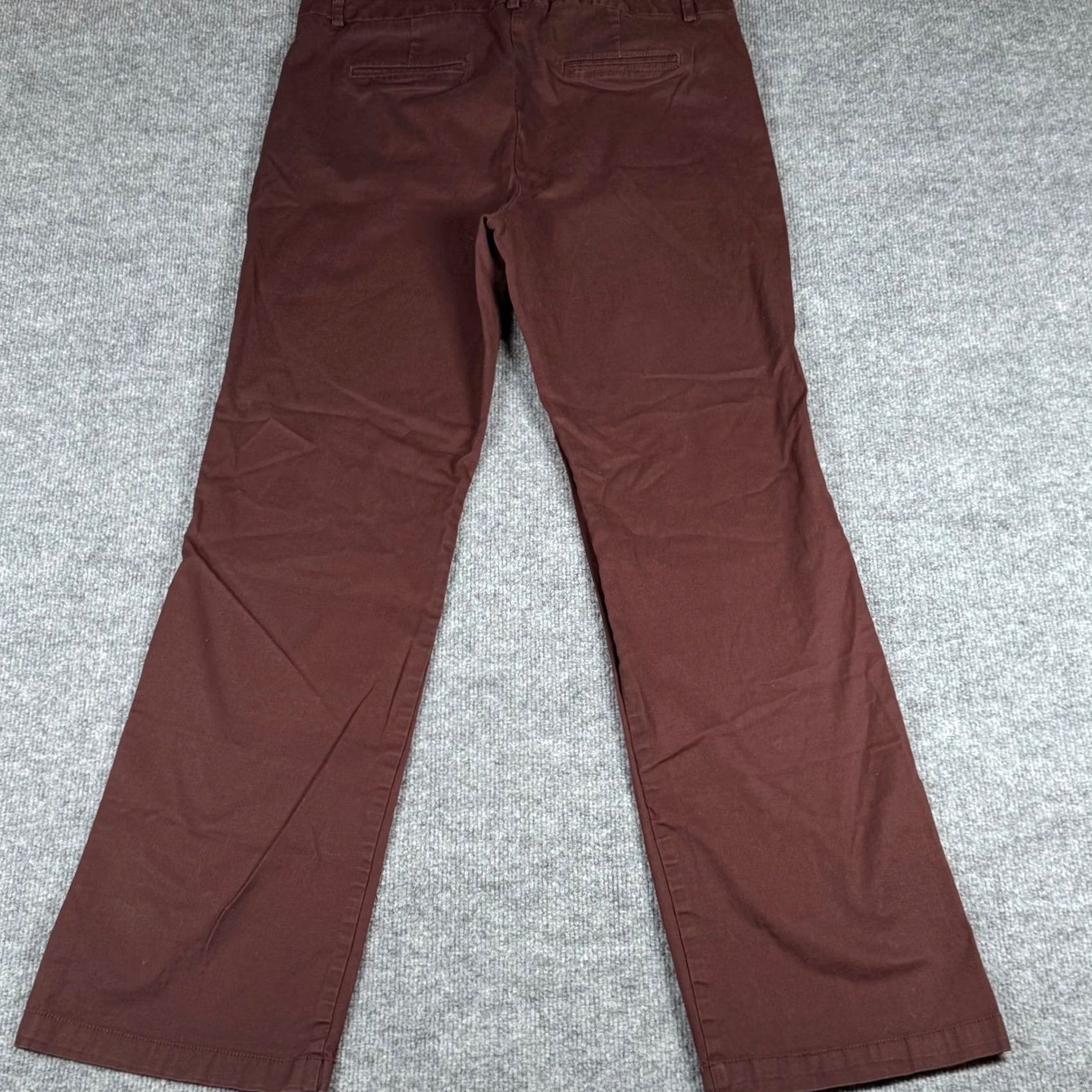 Vintage Sharagano Brown Chino Pants Women 16 Regular Bootcut Twill Cotton Blend Stretch Pockets Workwear Casual Business Trousers Size 38" / US 16 / IT 52 - 3 Thumbnail