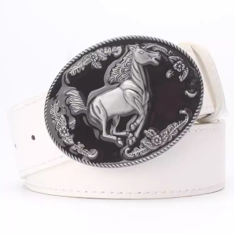 Designer New Design Vintage Belt Riveted Belts Menswear Accessories Size ONE SIZE - 3 Thumbnail
