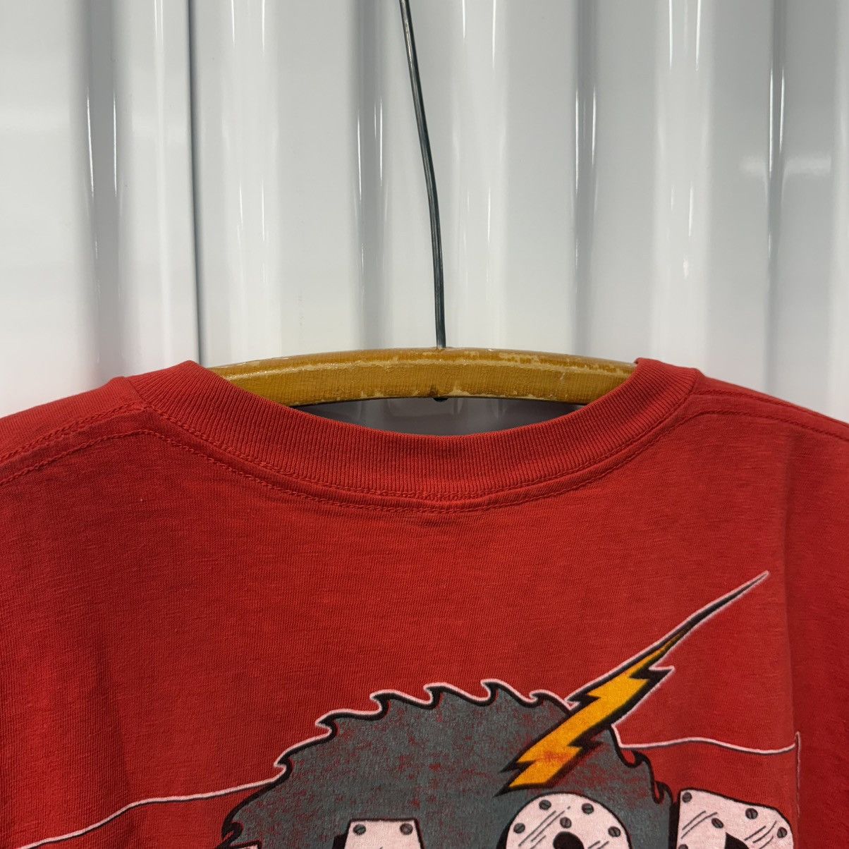 Vintage RARE Vintage 80s WASP Fucked Up Double Sided Cutoff Band Tee Size US L / EU 52-54 / 3 - 12 Thumbnail