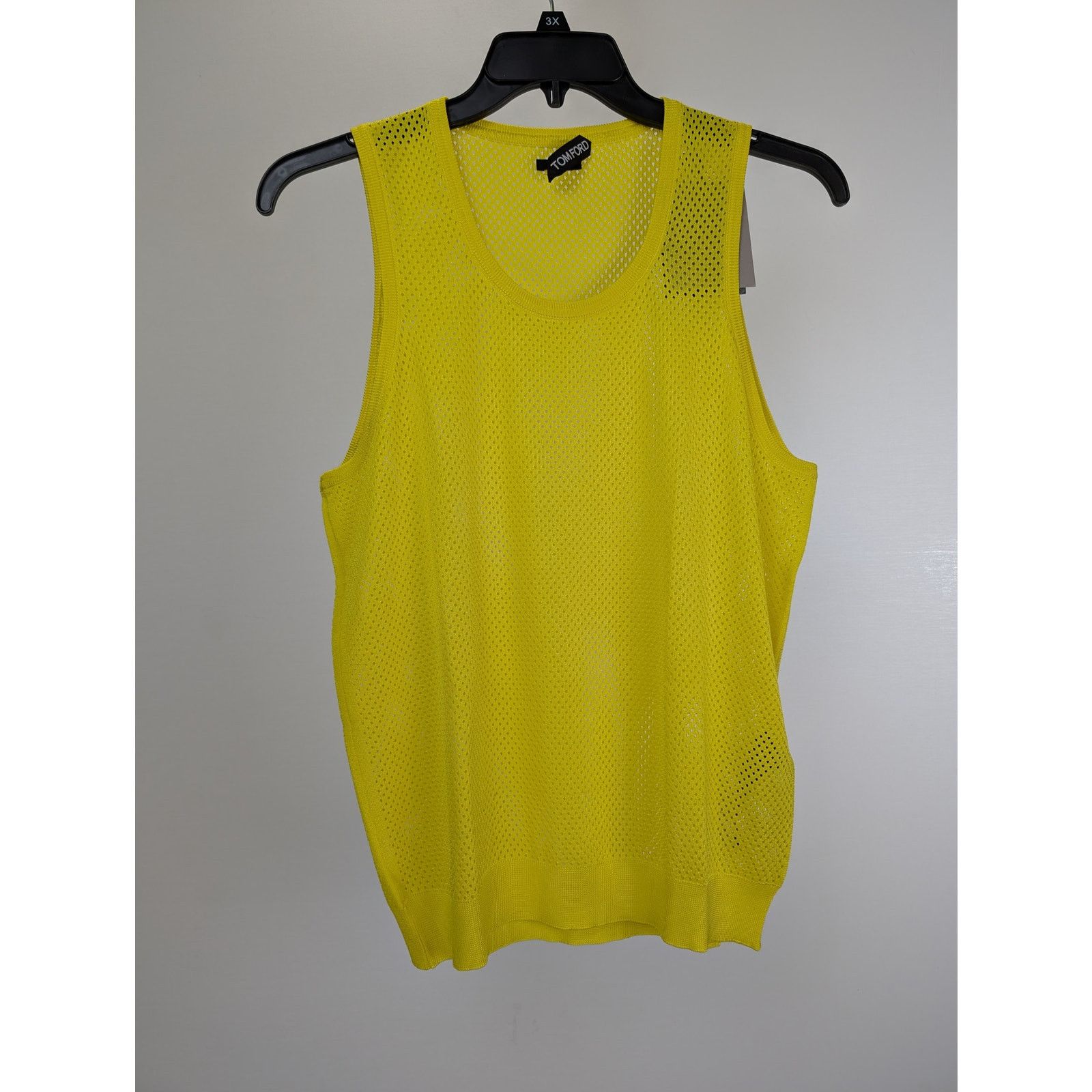 Tom Ford o1rshd1 Mesh Top Tank in Yellow Size US M / EU 48-50 / 2 - 1 Thumbnail