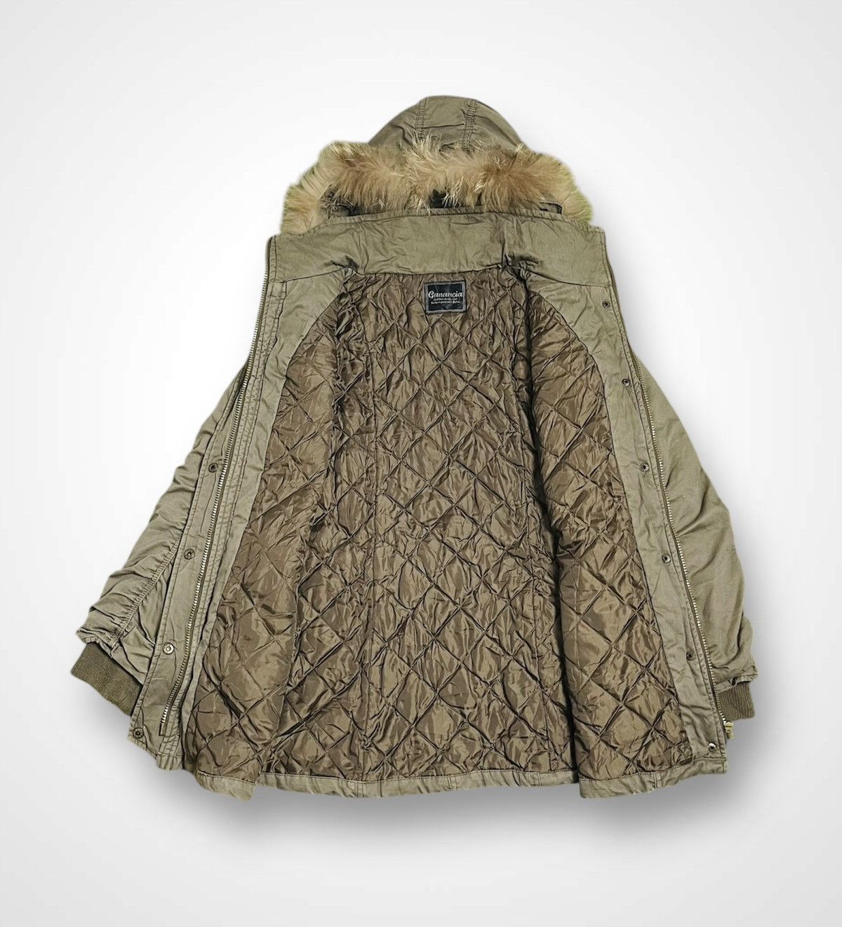 If Six Was Nine × Japanese Brand Ganancia Punk Gothic Zipper Fur Hoodie Jacket (22) Size US L / EU 52-54 / 3 - 3 Thumbnail