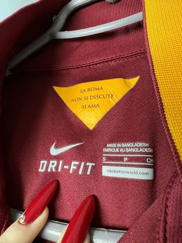 Nike × Vintage ROMA AS 2014 2015 HOME FOOTBALL SHIRT SOCCER JERSEY NIKE Size US S / EU 44-46 / 1 - 5 Thumbnail