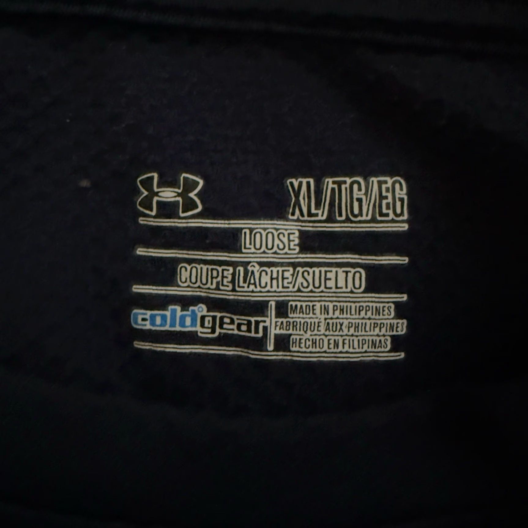 Under Armour VINTAGE Under Armour ColdGear Long Sleeve Shirt Men's XL Blue Activewear Size US XL / EU 56 / 4 - 4 Thumbnail