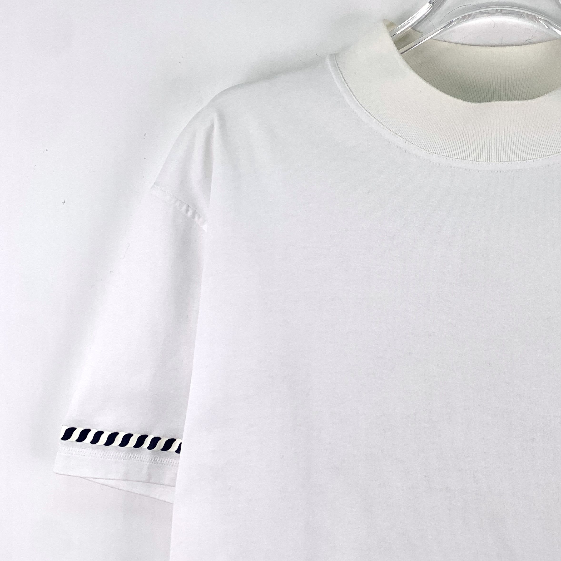 Hermes Hermes Lock Print T-Shirt White (40) Size US XXS / EU 40 - 3 Thumbnail