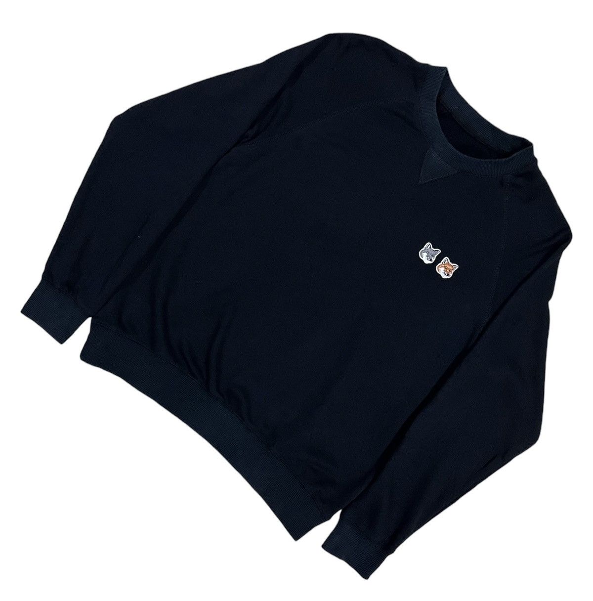 Designer × Maison Kitsune Maison kitsune sweatshirt double monochrome fox head classic Size US S / EU 44-46 / 1 - 2 Thumbnail
