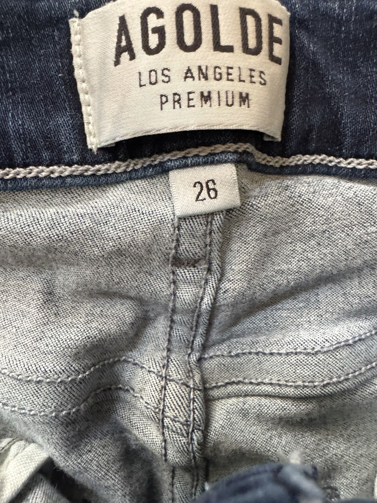 Agolde Agolde Los Angeles California premium blue jeans skinny 26 Size 26" / US 2 / IT 38 - 4 Thumbnail