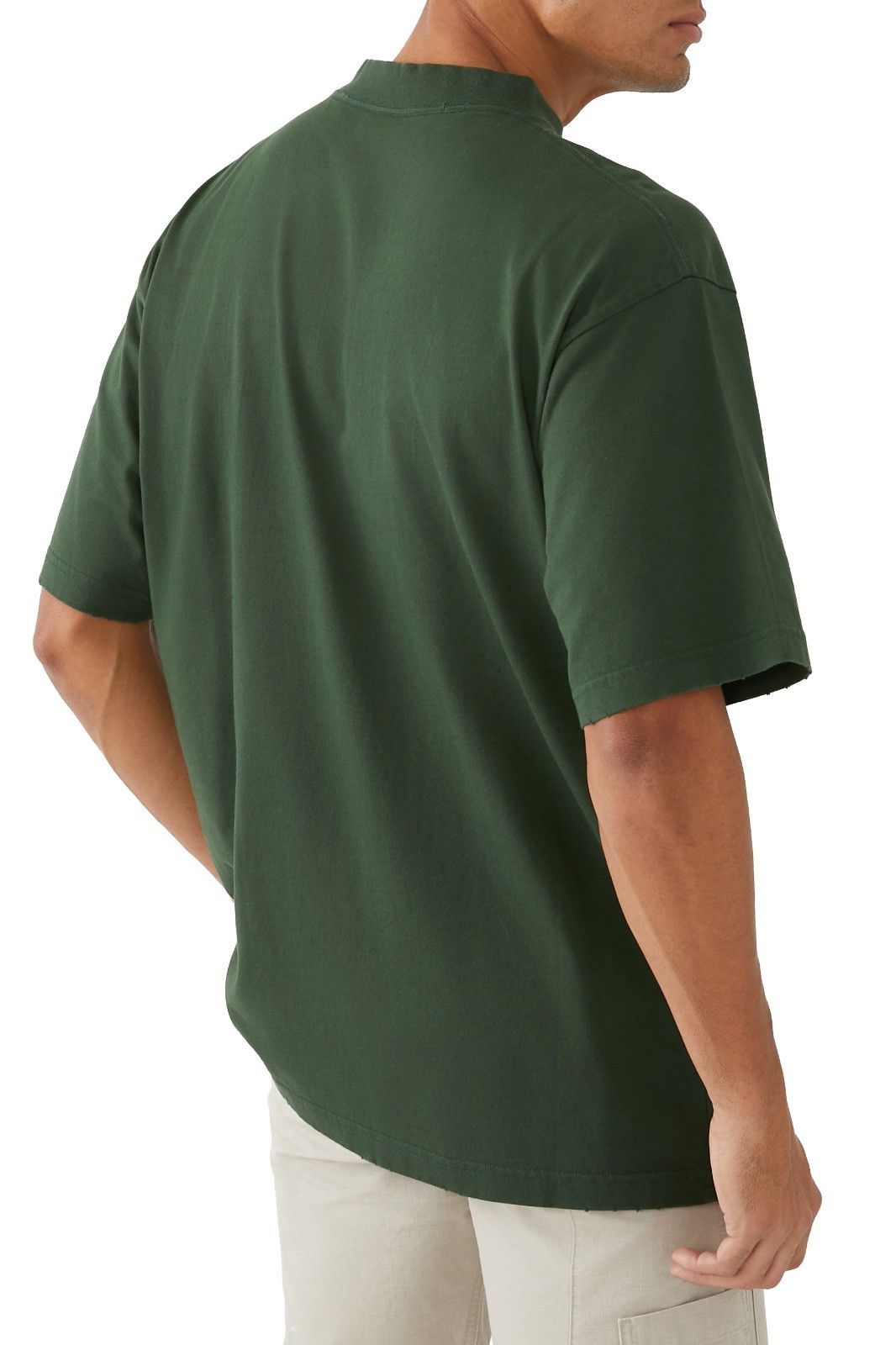 Balenciaga o1srvl11e0326 Maison Balenciaga T-Shirt Medium Fit in Green Size US S / EU 44-46 / 1 - 3 Thumbnail