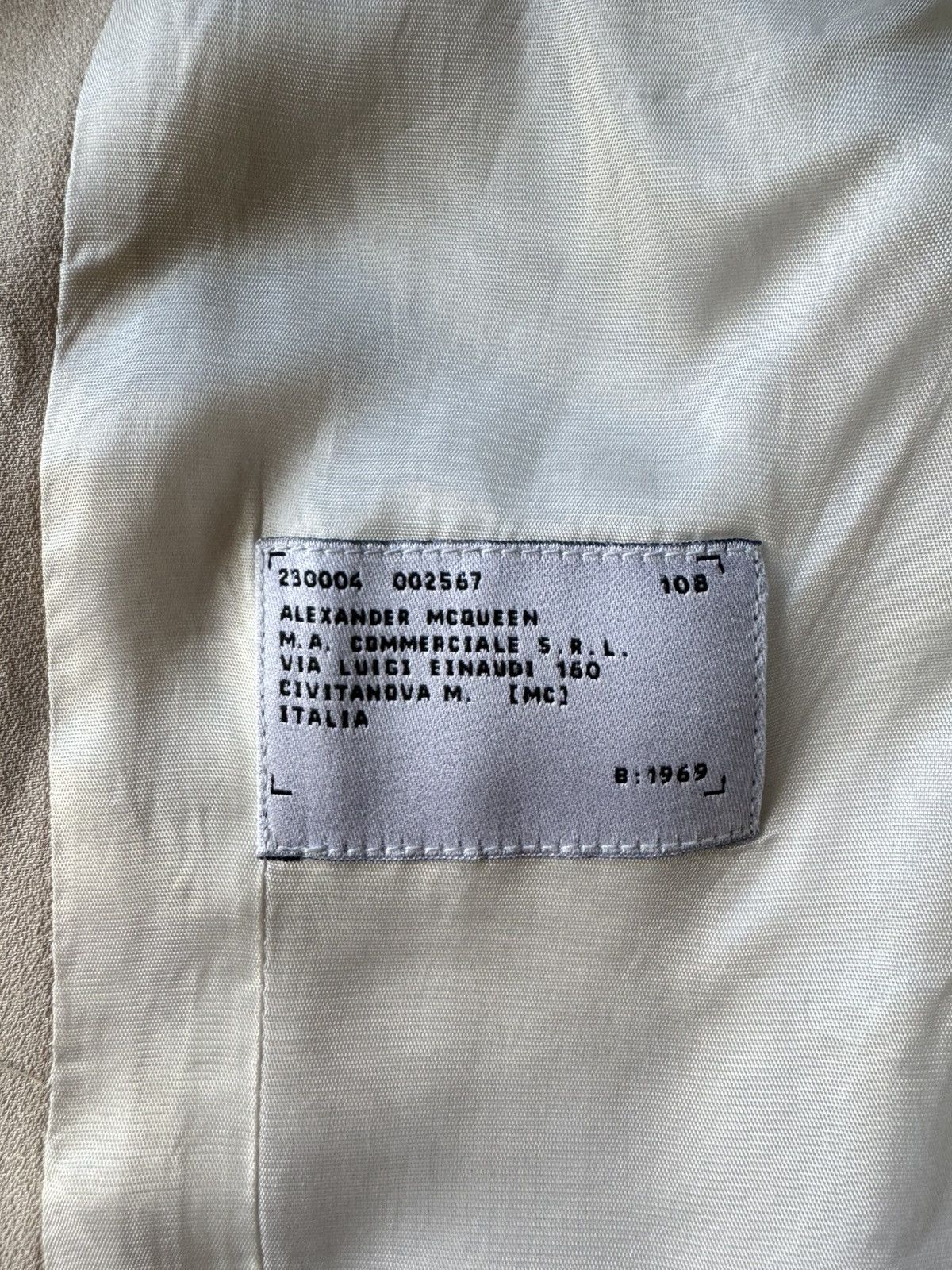 Alexander McQueen Alexander McQueen 1994-1996 Tailored Minimal Suit Size M / US 6-8 / IT 42-44 - 11 Thumbnail