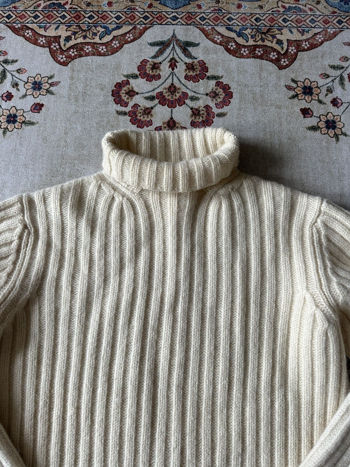 Yohji Yamamoto Archive Y’s for men / Yohji Yamamoto Cable Wool Turtleneck Size US S / EU 44-46 / 1 - 7 Thumbnail