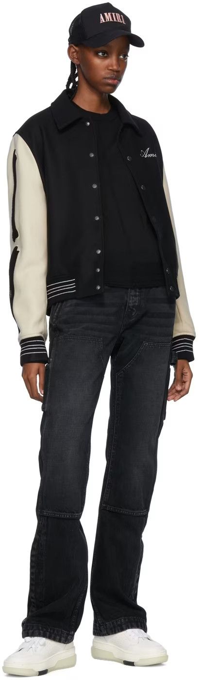 Amiri o1y0425 Cashmere Sweater in Black Size M / US 6-8 / IT 42-44 - 4 Thumbnail