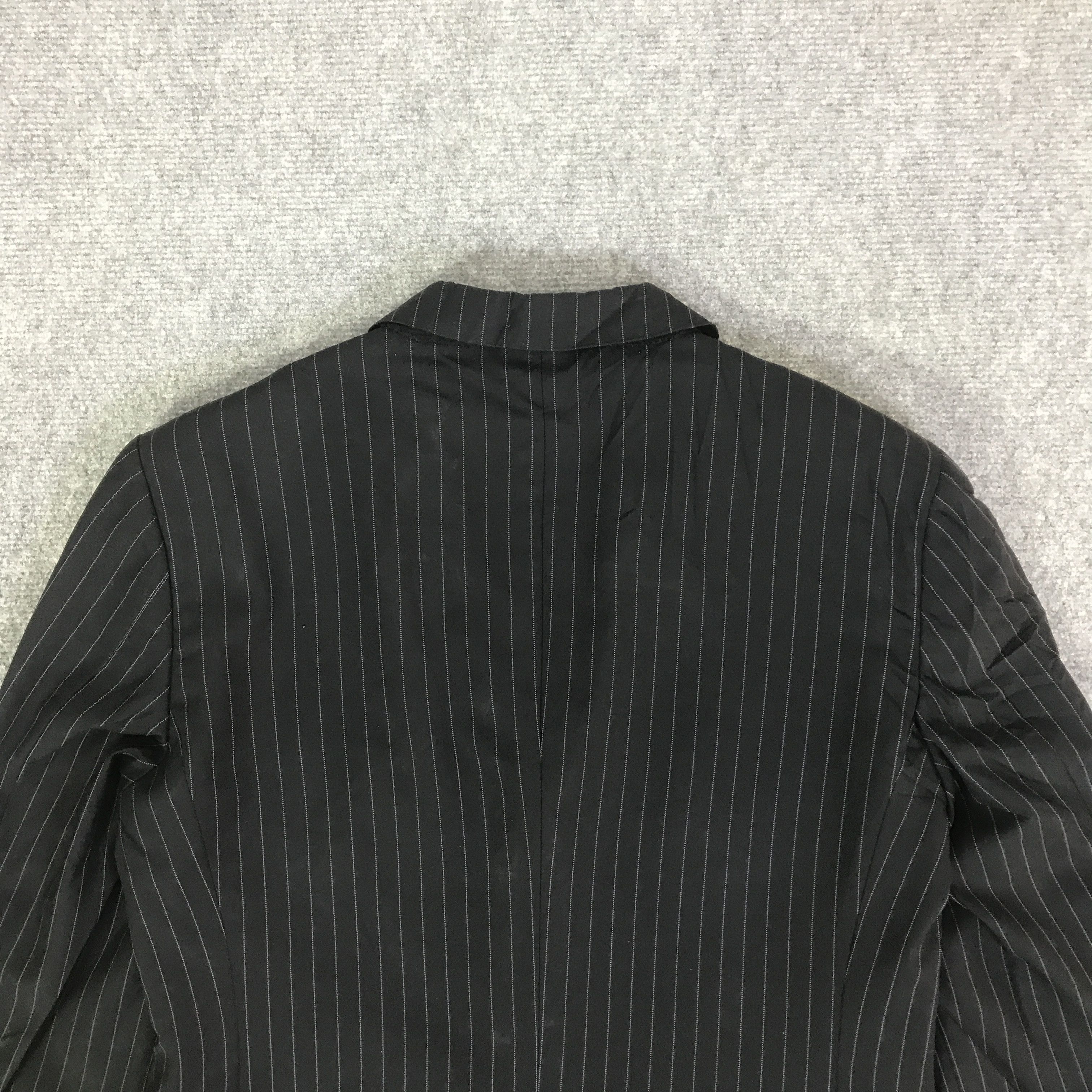 Burberry BURBERRY STRIPED BLACK LABEL BLAZER COAT JACKET K126B10 Size US L / EU 52-54 / 3 - 4 Thumbnail