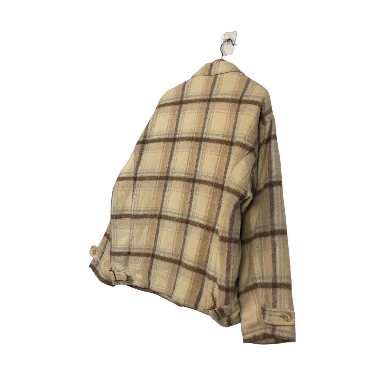 Japanese Brand 📌Vintage Chore Zipper Jacket Buckle Bourbon House Tartan Size US M / EU 48-50 / 2 - 10 Thumbnail