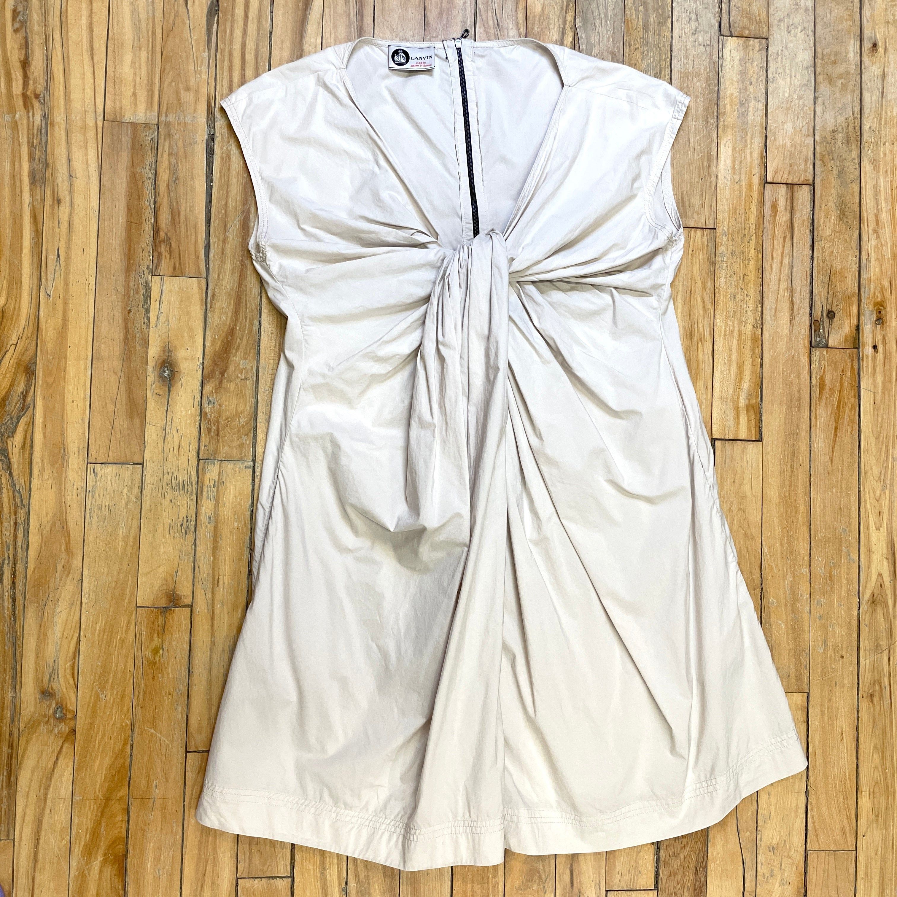 Lanvin Lanvin Vintage Y2K Designer Crossover Tunic Dress Size M Size M / US 6-8 / IT 42-44 - 5 Thumbnail
