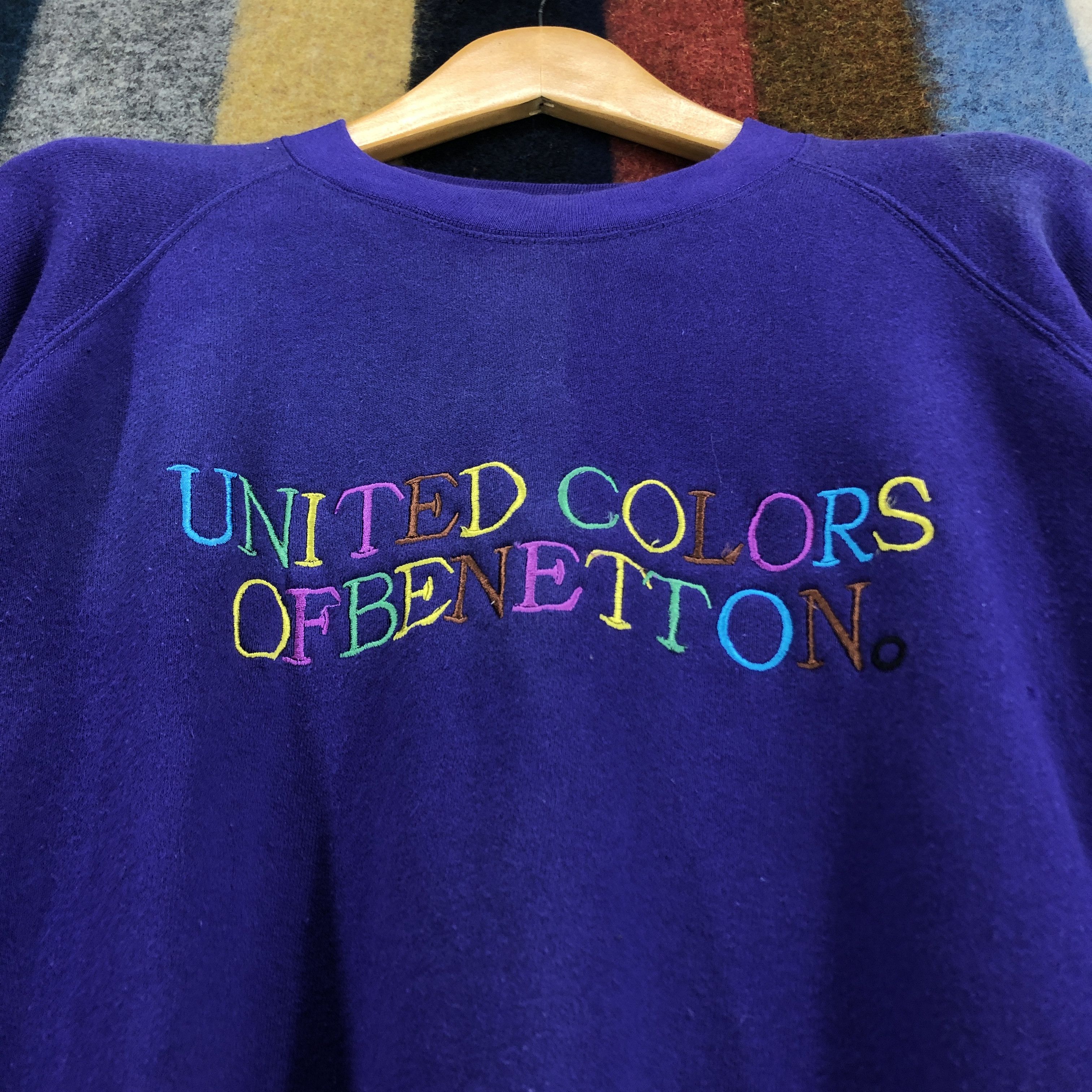 United Colors Of Benetton UNITED COLORS OF BENETTON Crew Neck Sweatshirt #0322/M Size US M / EU 48-50 / 2 - 3 Thumbnail