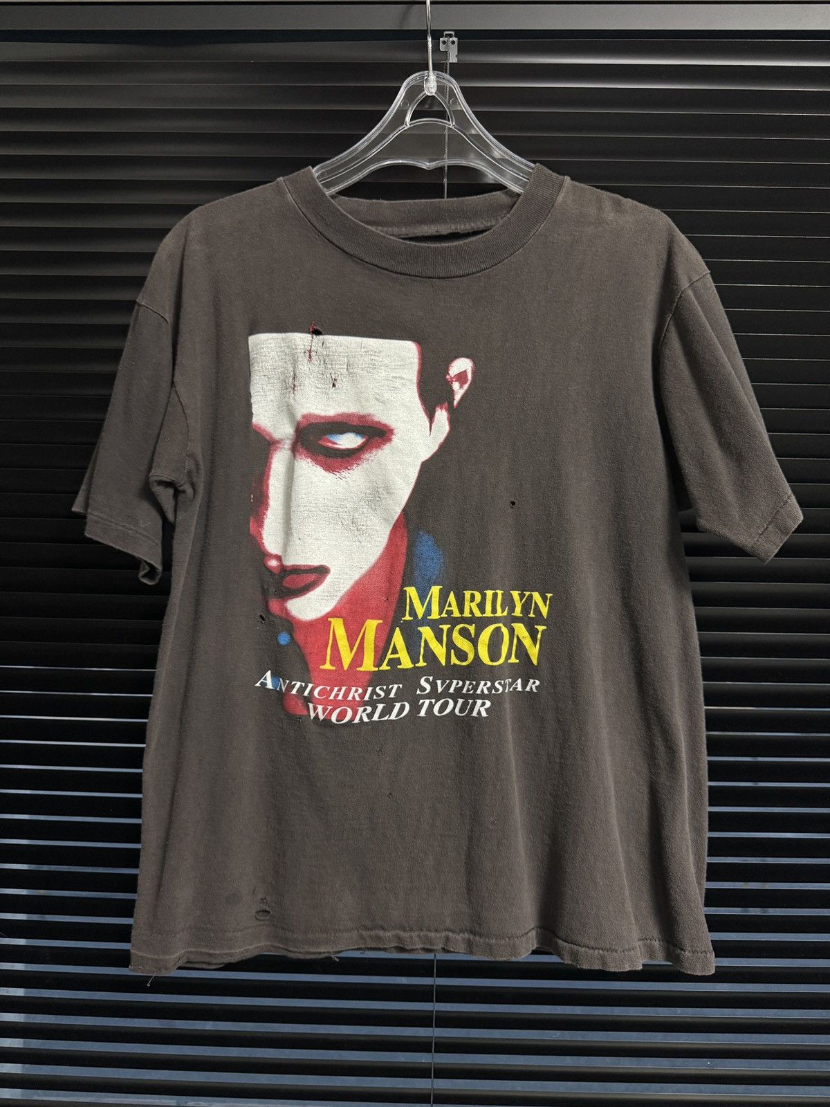 Vintage Vintage 90s Marilyn Manson Antichrist Superstar Shirt Size US L / EU 52-54 / 3 - 1 Thumbnail