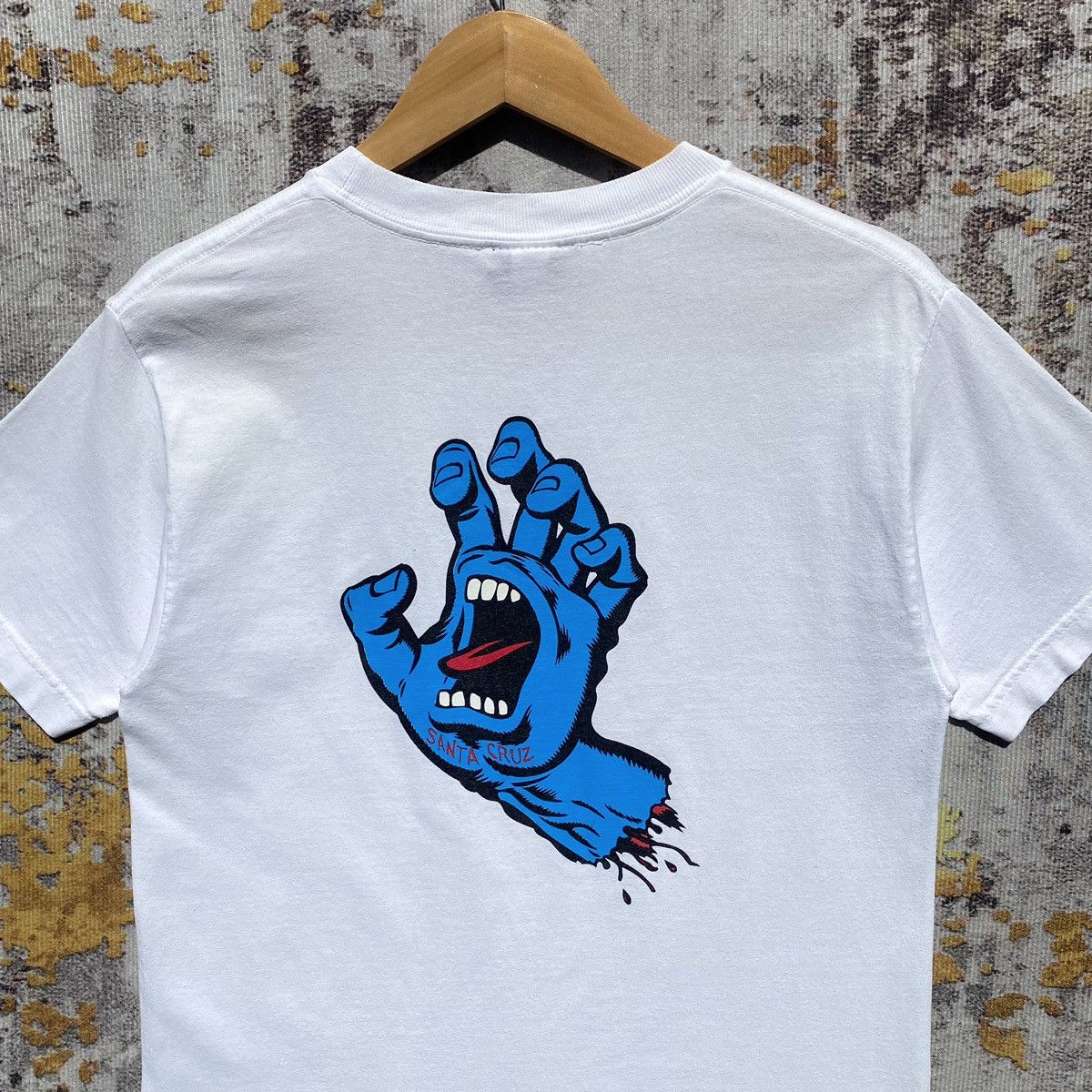 Santa Cruz Skateboards Vintage Santa Cruz Speed Wheels Tee Backhit Santa Cruz Skate Size US S / EU 44-46 / 1 - 6 Thumbnail