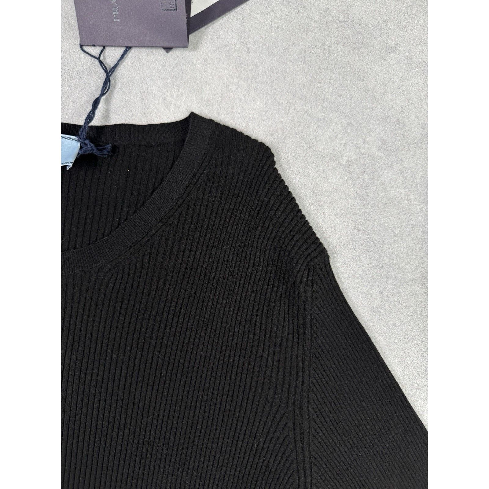 Prada NWT Prada Black Sweater Size 54 (cn180/92A) Black Women Size XL / US 12-14 / IT 48-50 - 7 Thumbnail
