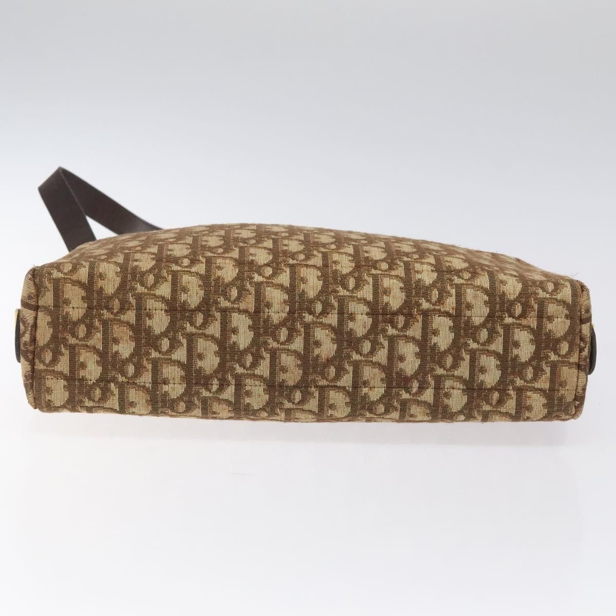 Dior DIOR Trotter Canvas Shoulder Bag Brown Gold Size ONE SIZE - 5 Thumbnail