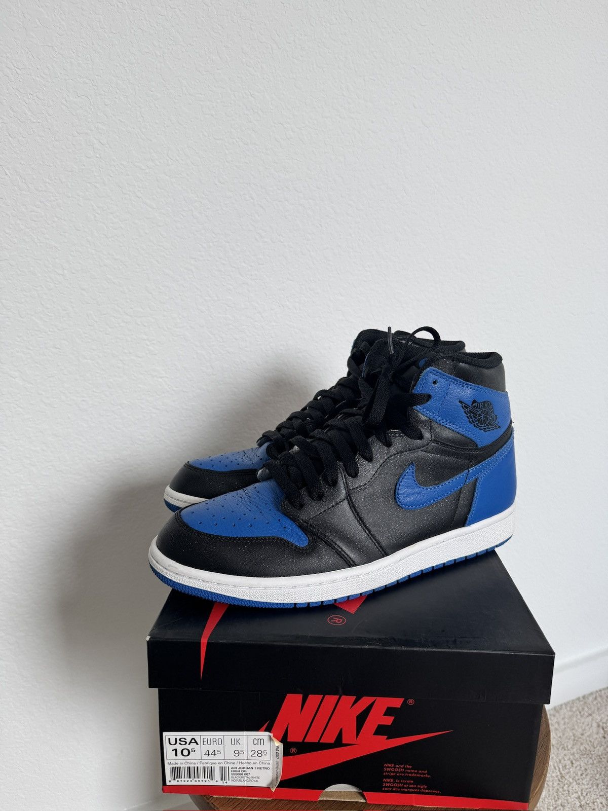 Jordan Brand × Nike Jordan 1 Royal Blue Size US 10.5 / EU 43-44 - 3 Thumbnail