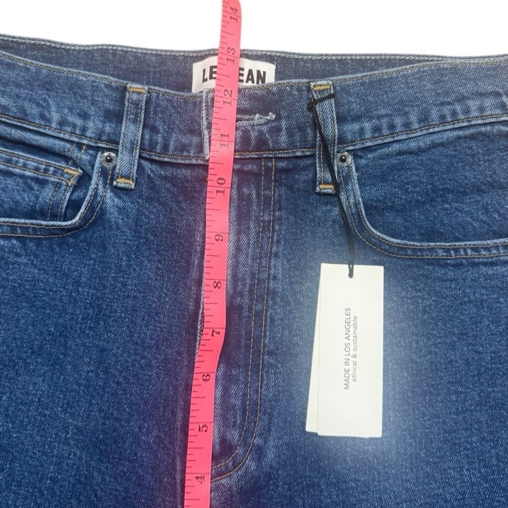 Jean NWT Le Jean Remy Flare High Rise Dark Wash Blue Size 29 Size 29" - 5 Thumbnail