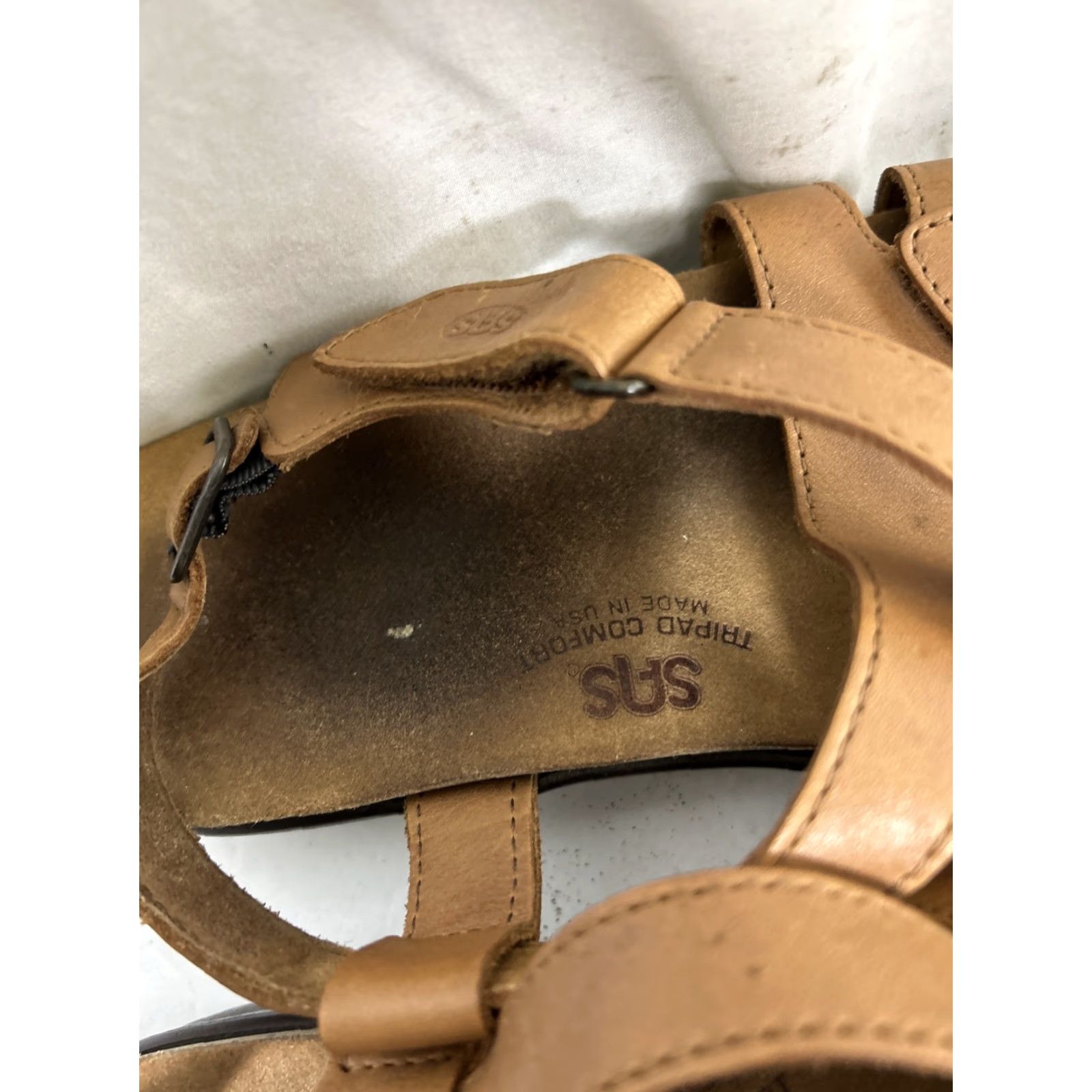 SAS SAS Women’s Sandal Cross Strap Tripad Comfort Huggy Caramel 10 M Womens Shoes Size US 10 / IT 40 - 6 Thumbnail